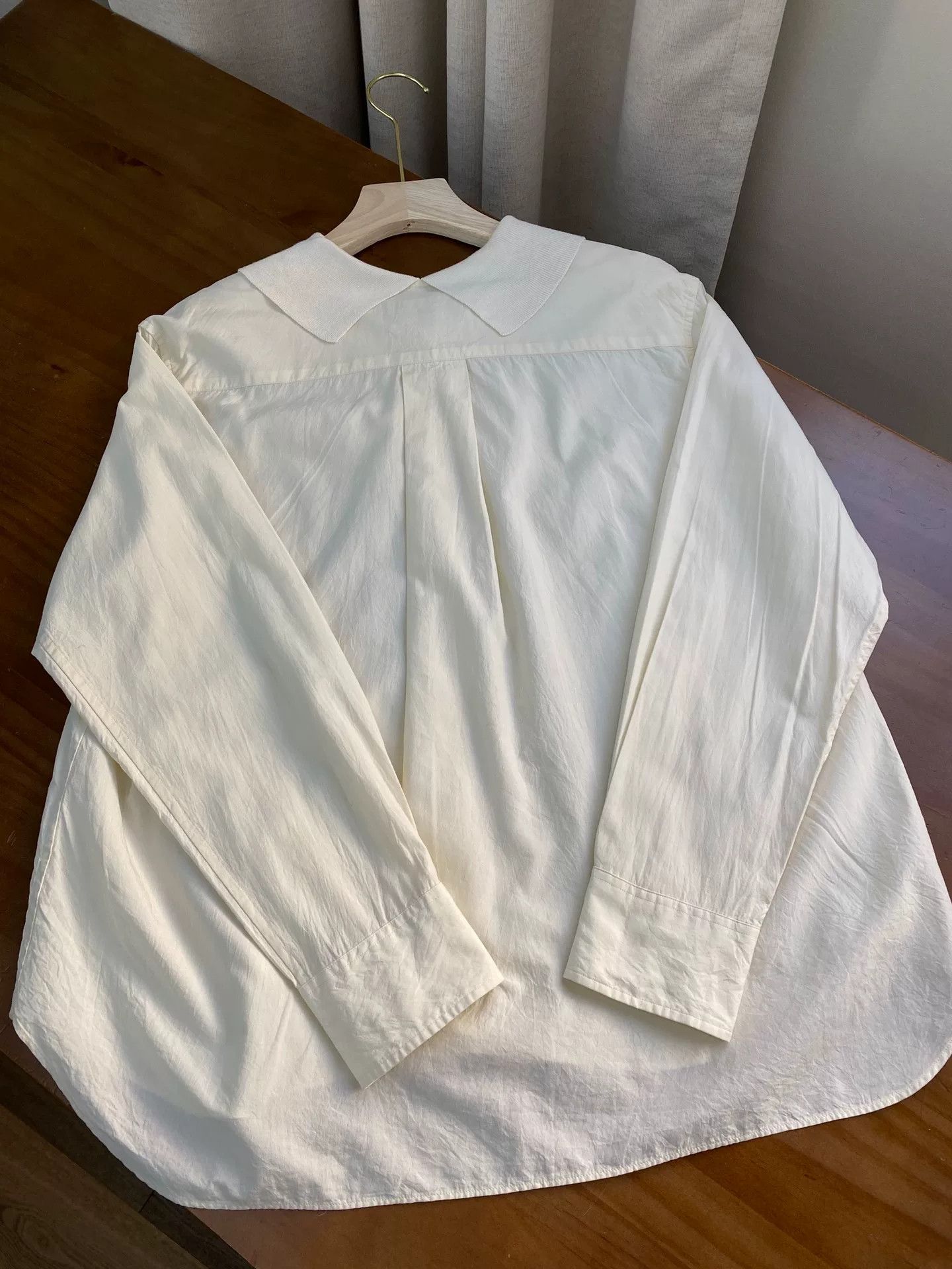 MHI MHL Doll Collar Casual Shirt Size M / US 6-8 / IT 42-44 - 4 Thumbnail