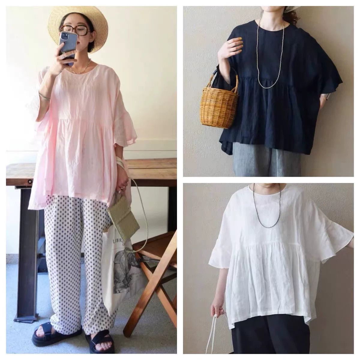 Journal Standard Journal Standard Luxe Pink Linen Blouse Size M / US 6-8 / IT 42-44 - 8 Thumbnail