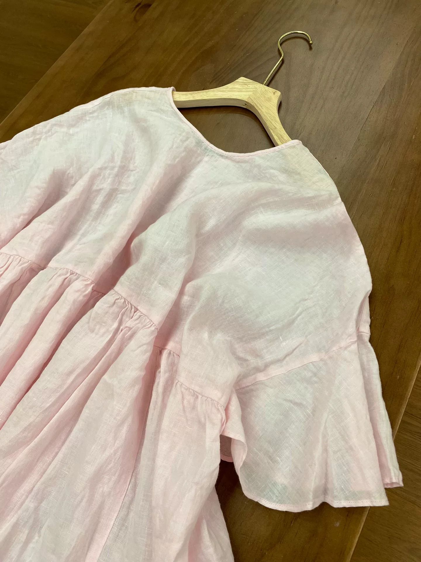 Journal Standard Journal Standard Luxe Pink Linen Blouse Size M / US 6-8 / IT 42-44 - 3 Thumbnail