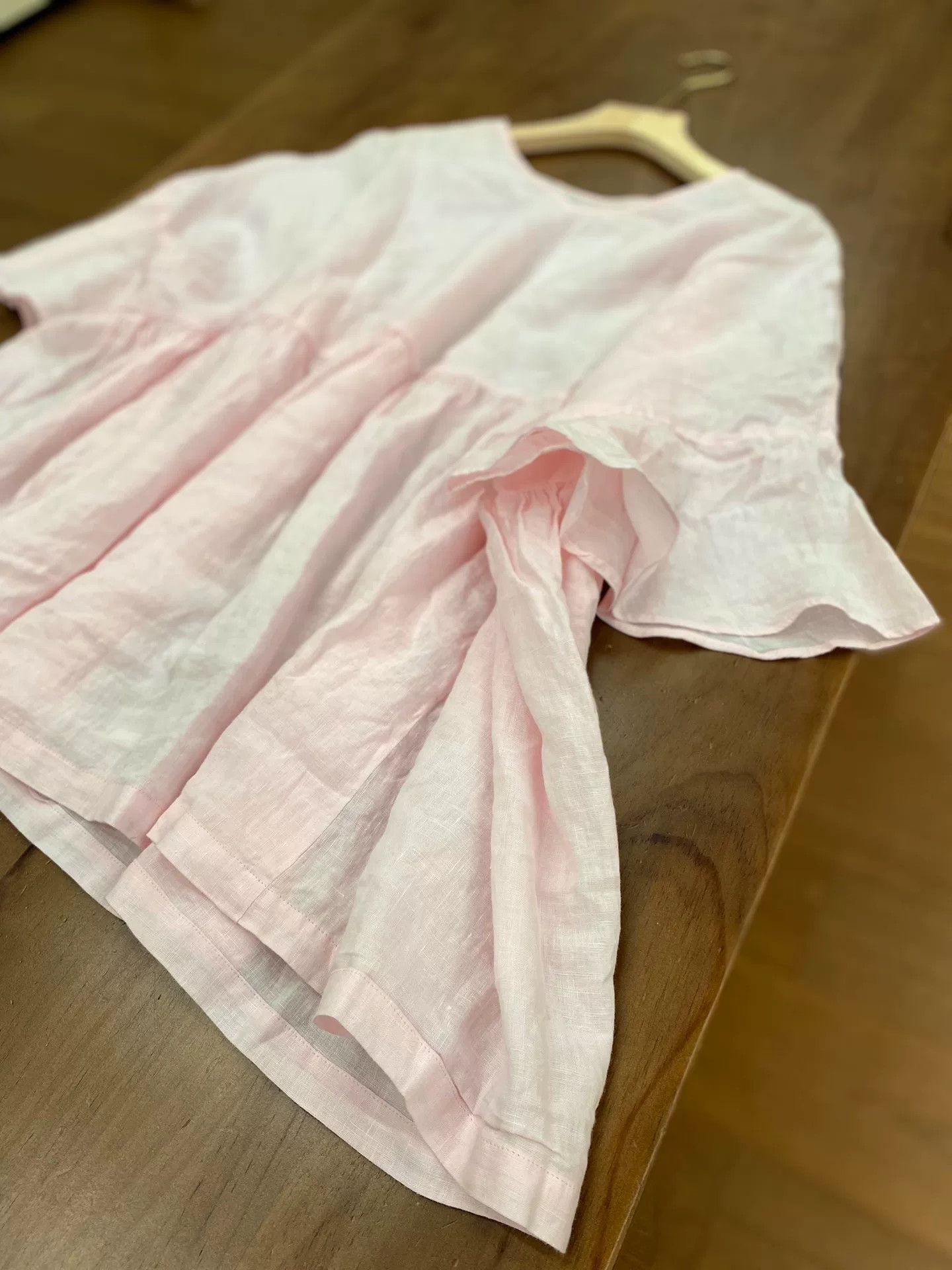 Journal Standard Journal Standard Luxe Pink Linen Blouse Size M / US 6-8 / IT 42-44 - 4 Thumbnail