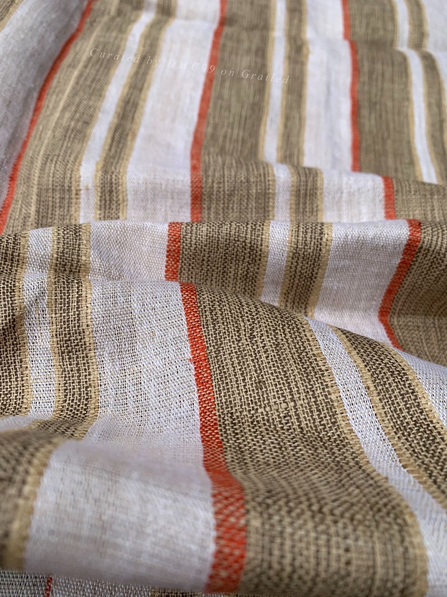 Other Silk-Linen Stripe Short-Sleeve Shirt Size M / US 6-8 / IT 42-44 - 6 Thumbnail