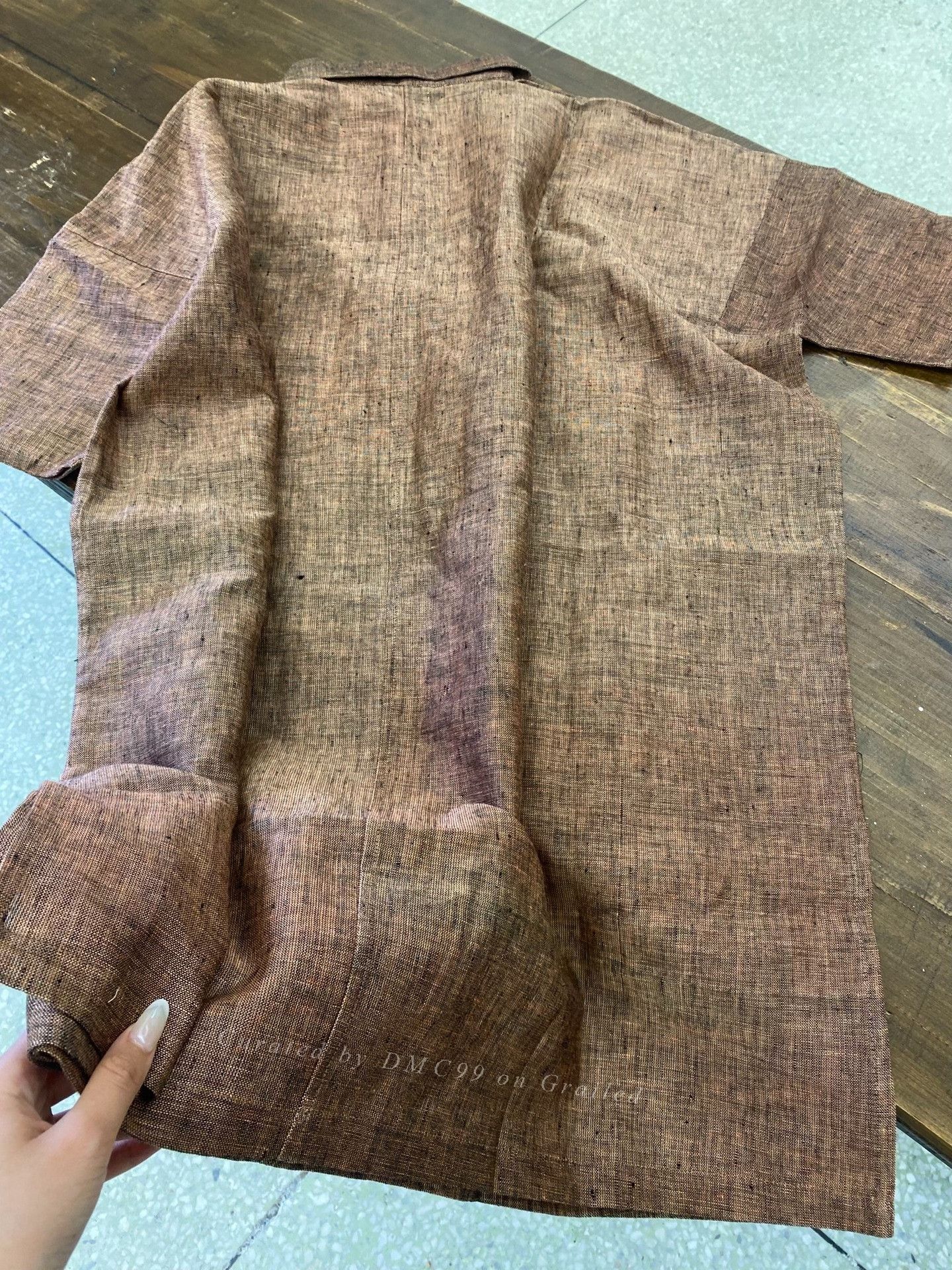 Other Hand-Woven Linen Long Dress Size M / US 6-8 / IT 42-44 - 2 Thumbnail