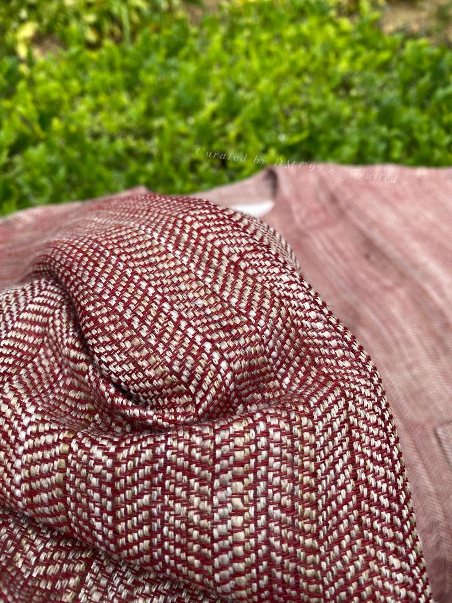 Other Handmade Tussah Silk Herringbone Cardigan Size M / US 6-8 / IT 42-44 - 5 Thumbnail