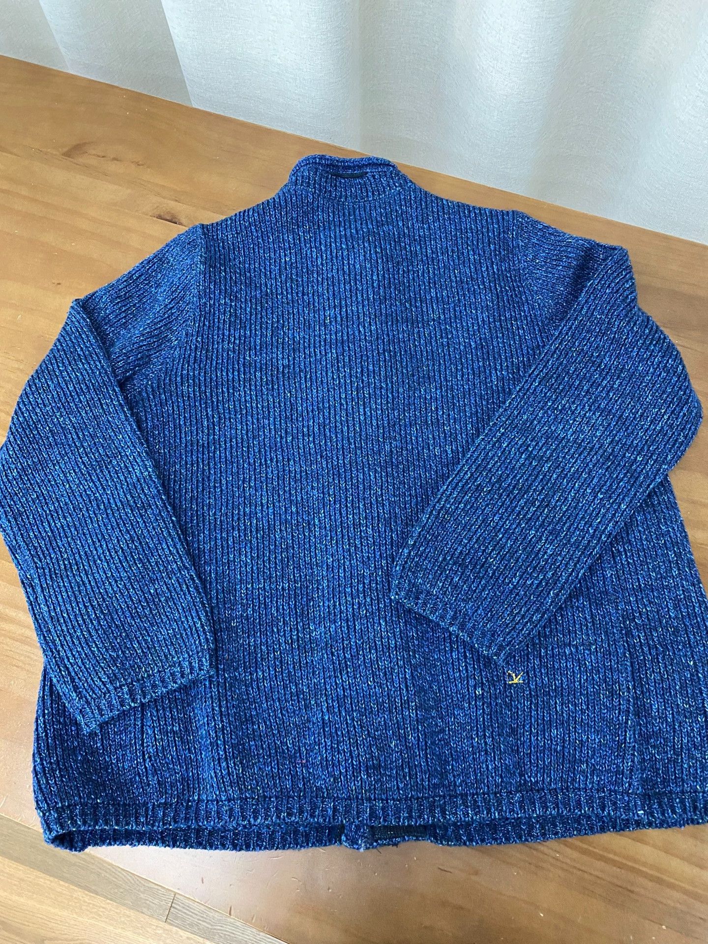 45rpm 45R Indigo Dyed Knit Cardigan Size US M / EU 48-50 / 2 - 7 Thumbnail