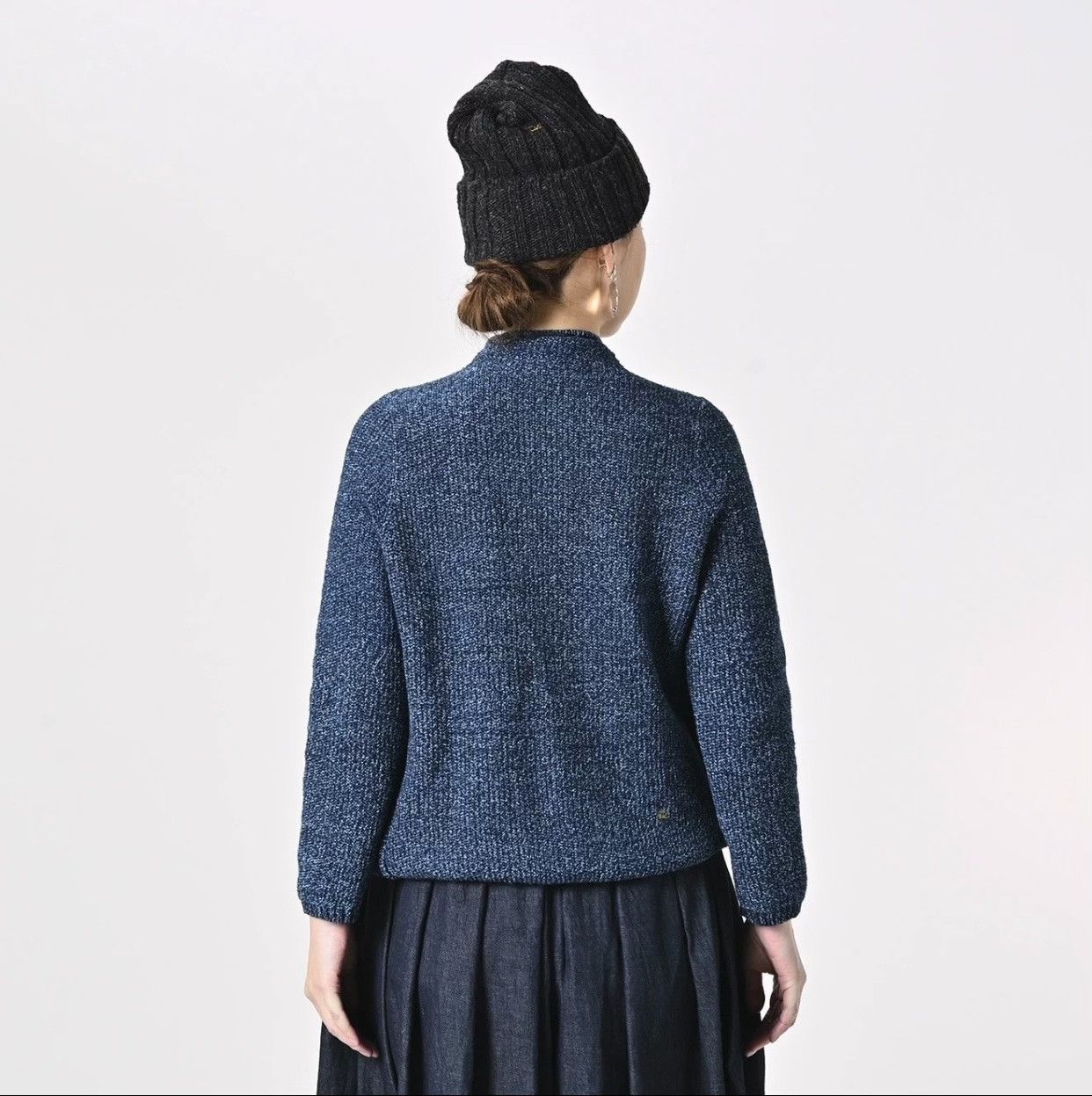 45rpm 45R Indigo Dyed Knit Cardigan Size US M / EU 48-50 / 2 - 4 Thumbnail