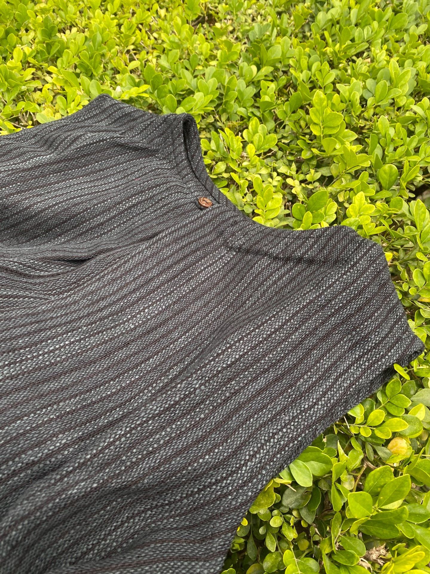 Other Handmade Striped Tussah Silk Vest Size M / US 6-8 / IT 42-44 - 3 Thumbnail