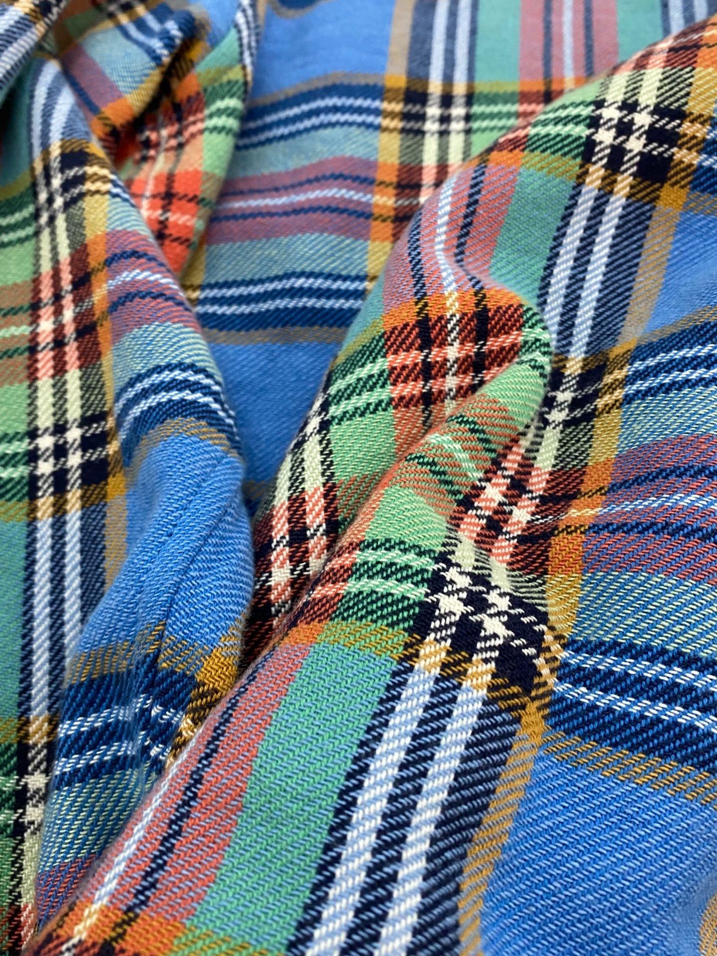 45rpm 45R New Flannel Check Shirt Size US M / EU 48-50 / 2 - 4 Thumbnail