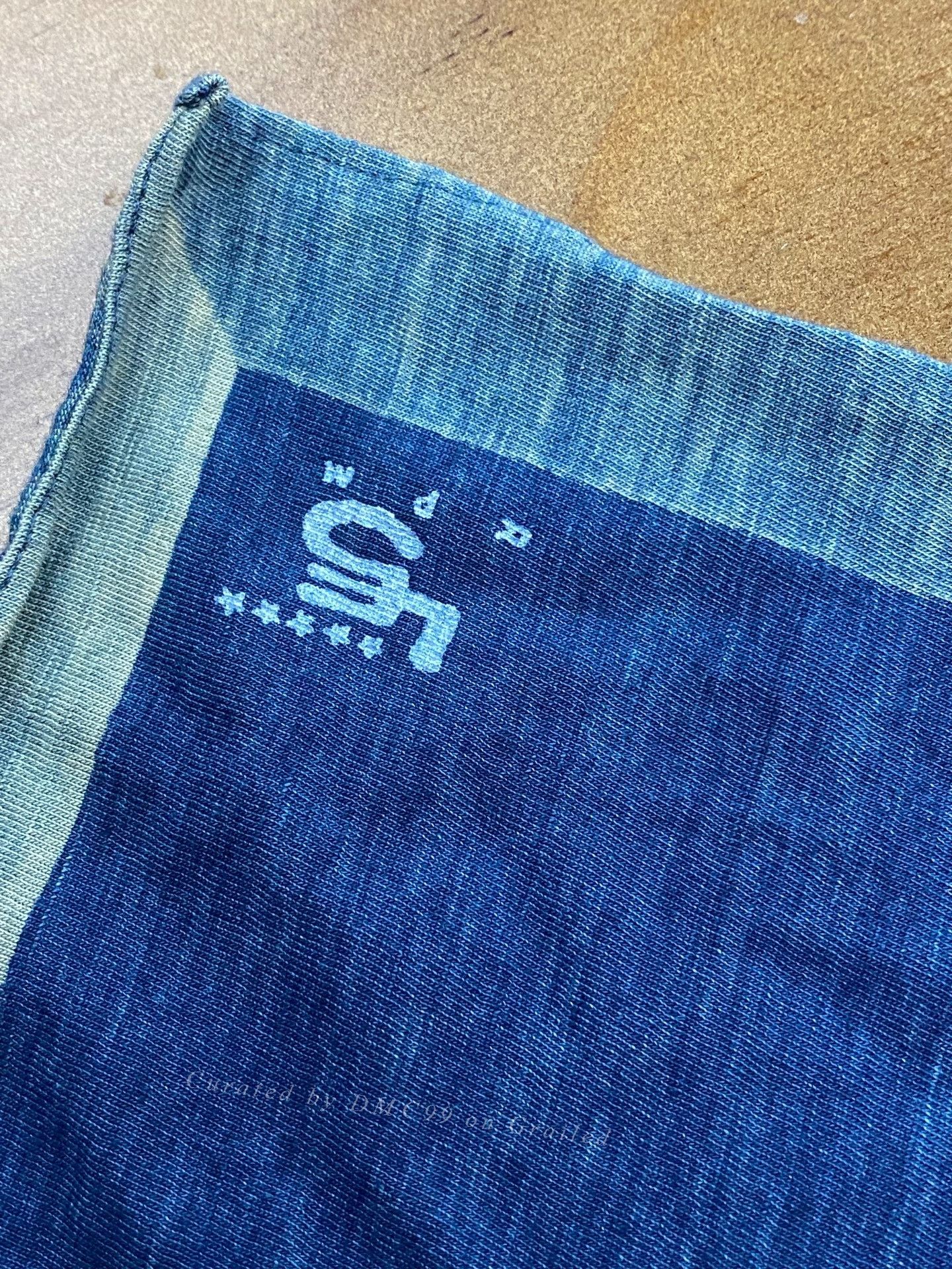45rpm 45R Indigo Floral Hand-Printed Scarf Size ONE SIZE - 4 Thumbnail