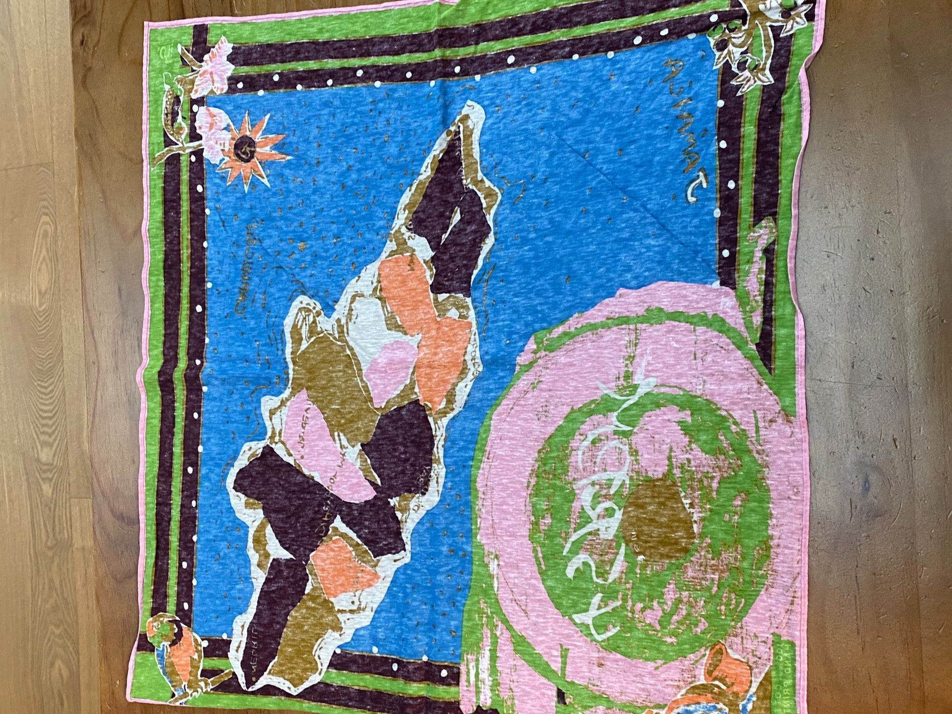 45rpm 45R Jamaica Map Square Scarf Size ONE SIZE - 6 Thumbnail