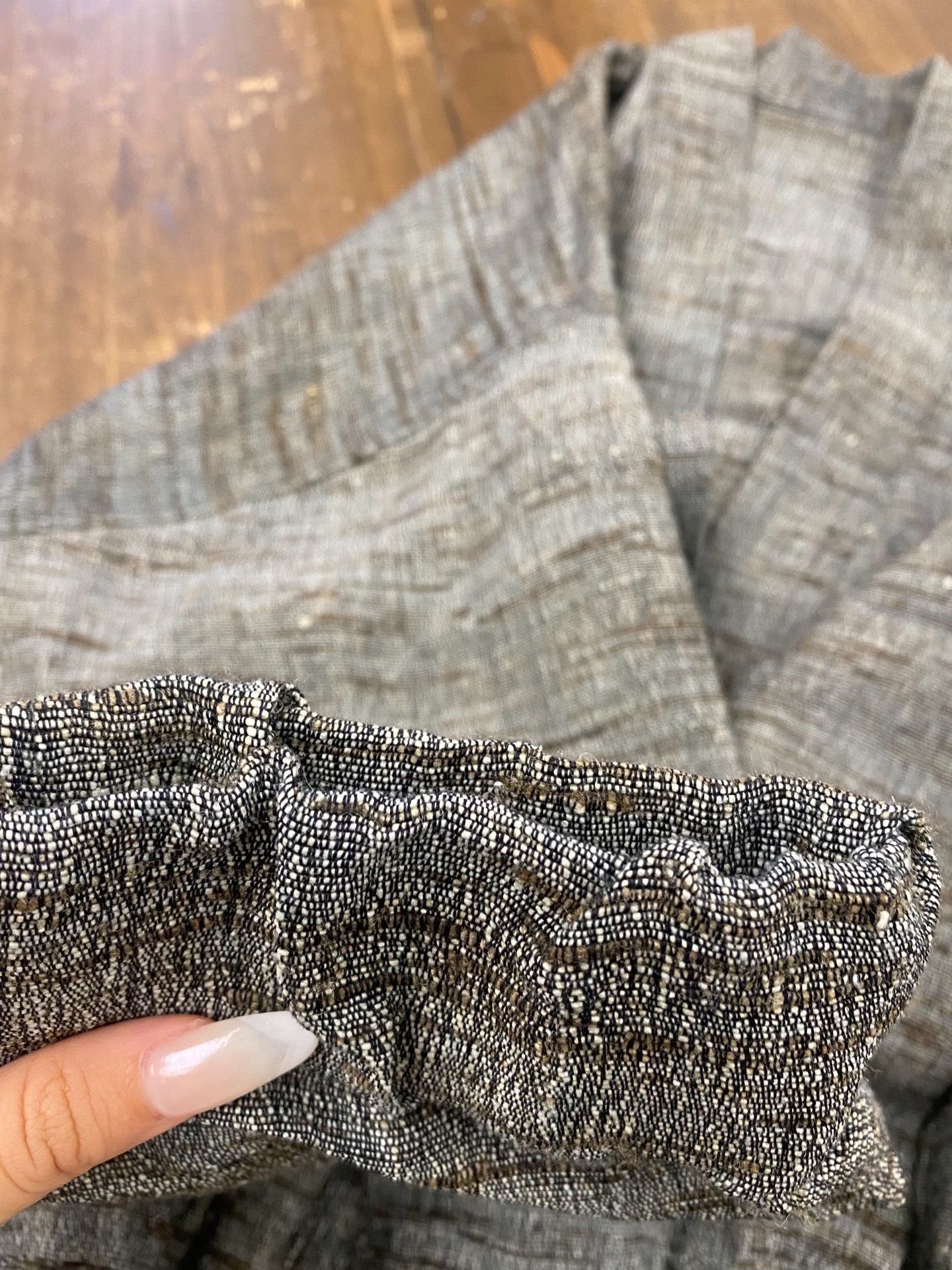Other Handmade Tussah Silk Cardigan Size M / US 6-8 / IT 42-44 - 6 Thumbnail