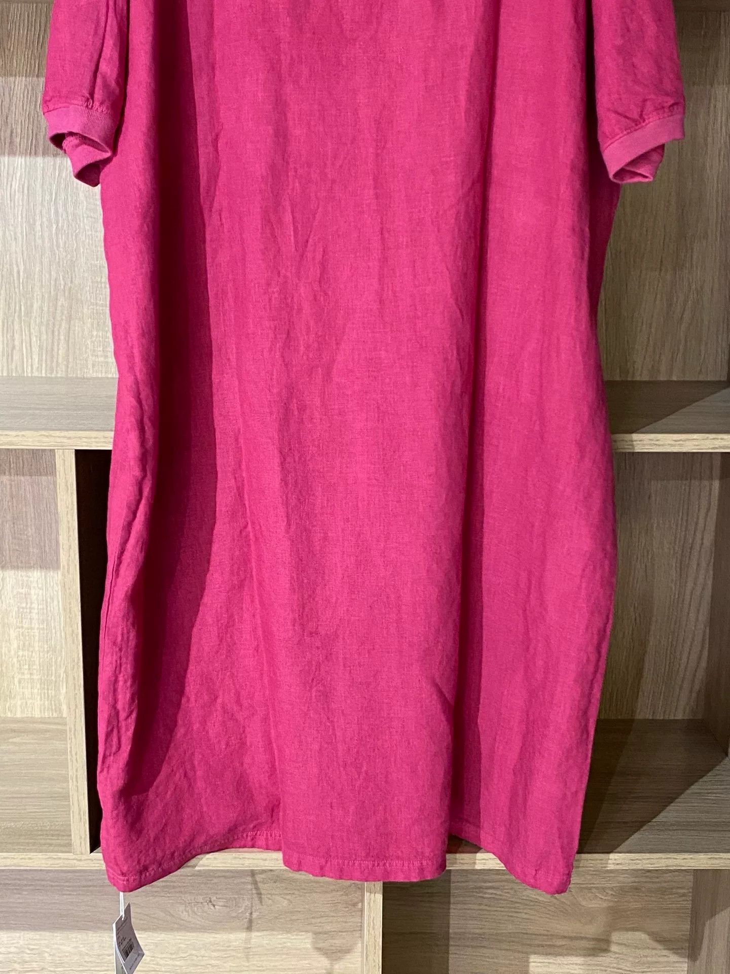 Midorikawa Plum Linen Loose Fit Dress Size M / US 6-8 / IT 42-44 - 7 Thumbnail