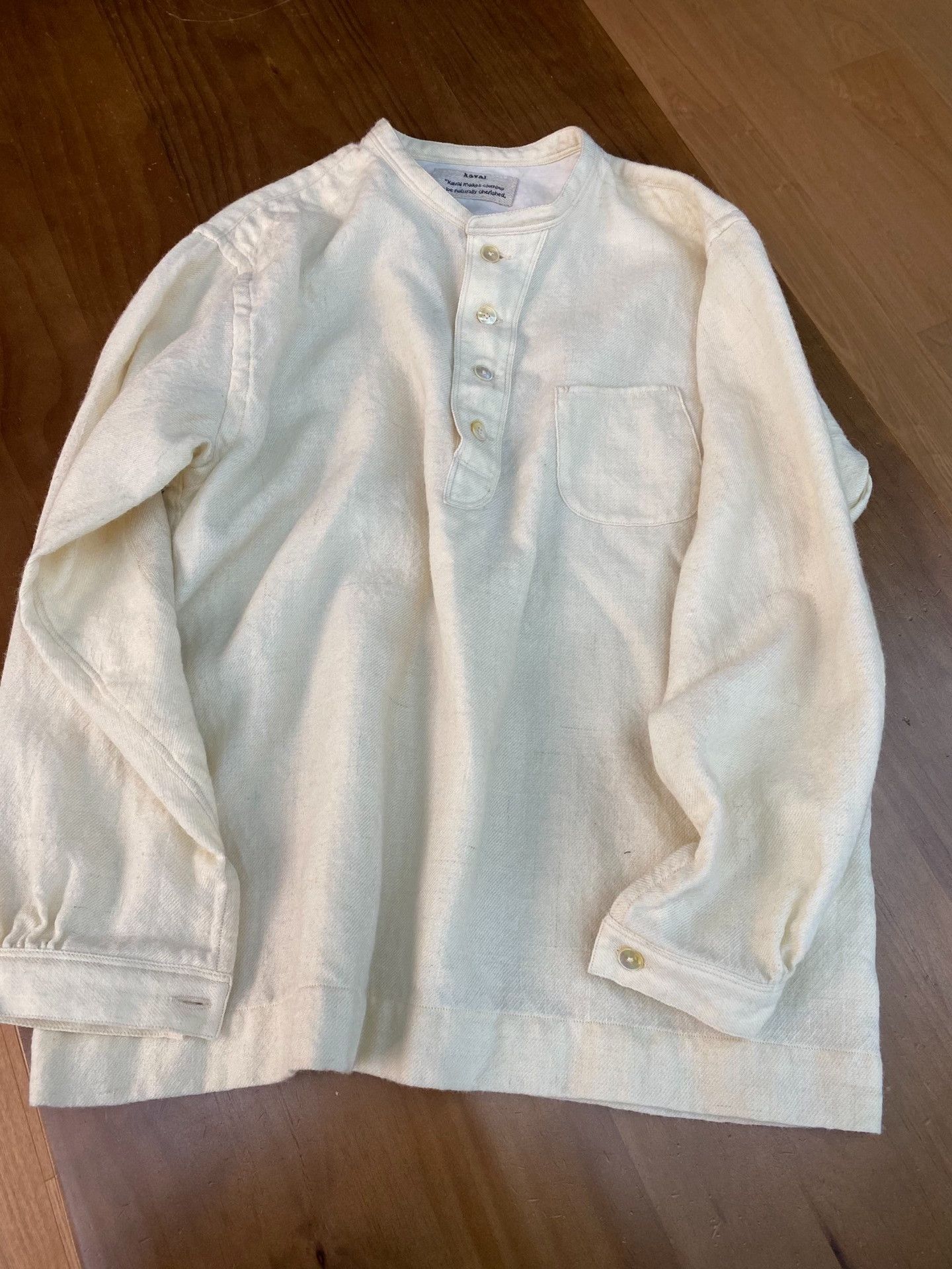 KAVU Kaval Patch Henley Shirt Size US M / EU 48-50 / 2 - 2 Thumbnail