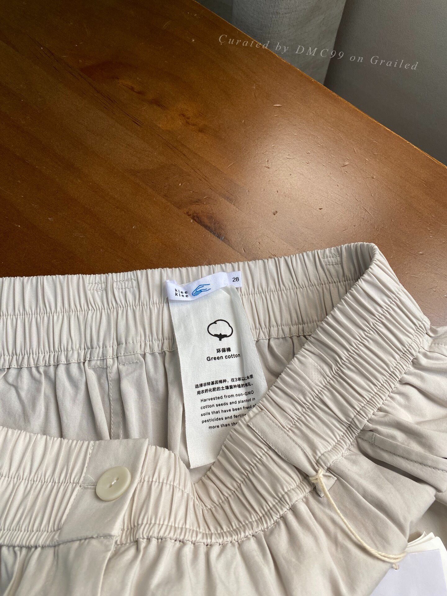 Auralee Eco Cotton Loose Gray Wide-Leg Pants Size 28" / US 6 / IT 42 - 6 Thumbnail