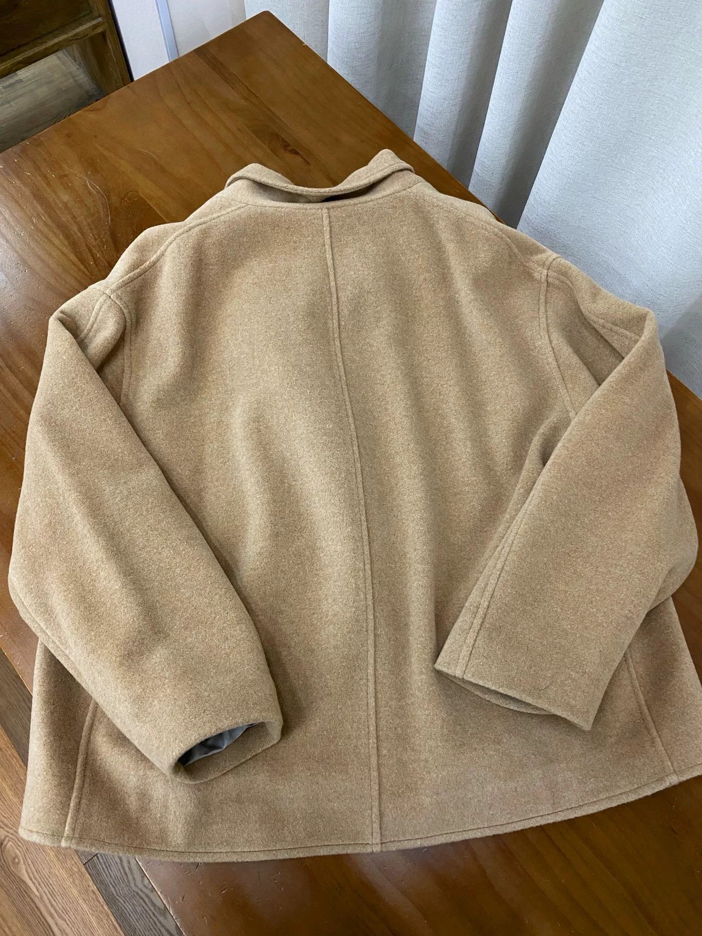 Slowear Suran Women's Camel Cashmere Lapel Coat Size XL / US 12-14 / IT 48-50 - 5 Thumbnail