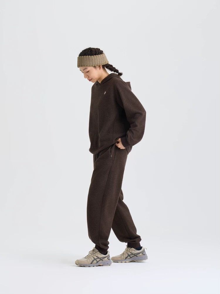 Aritzia AnKoRau Brown Drawstring Wool Pants L Size 29" - 2 Thumbnail