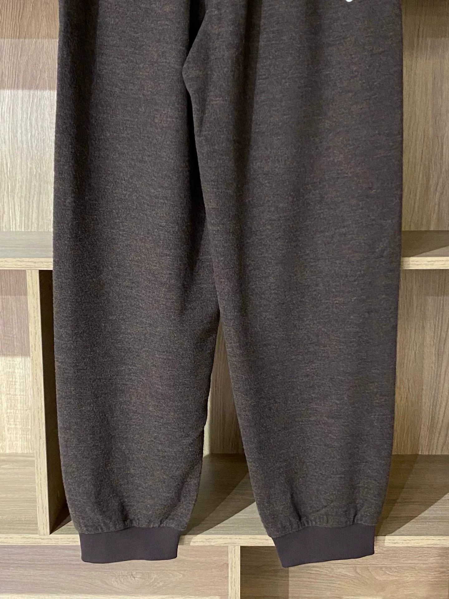 Aritzia AnKoRau Brown Drawstring Wool Pants L Size 29" - 6 Thumbnail