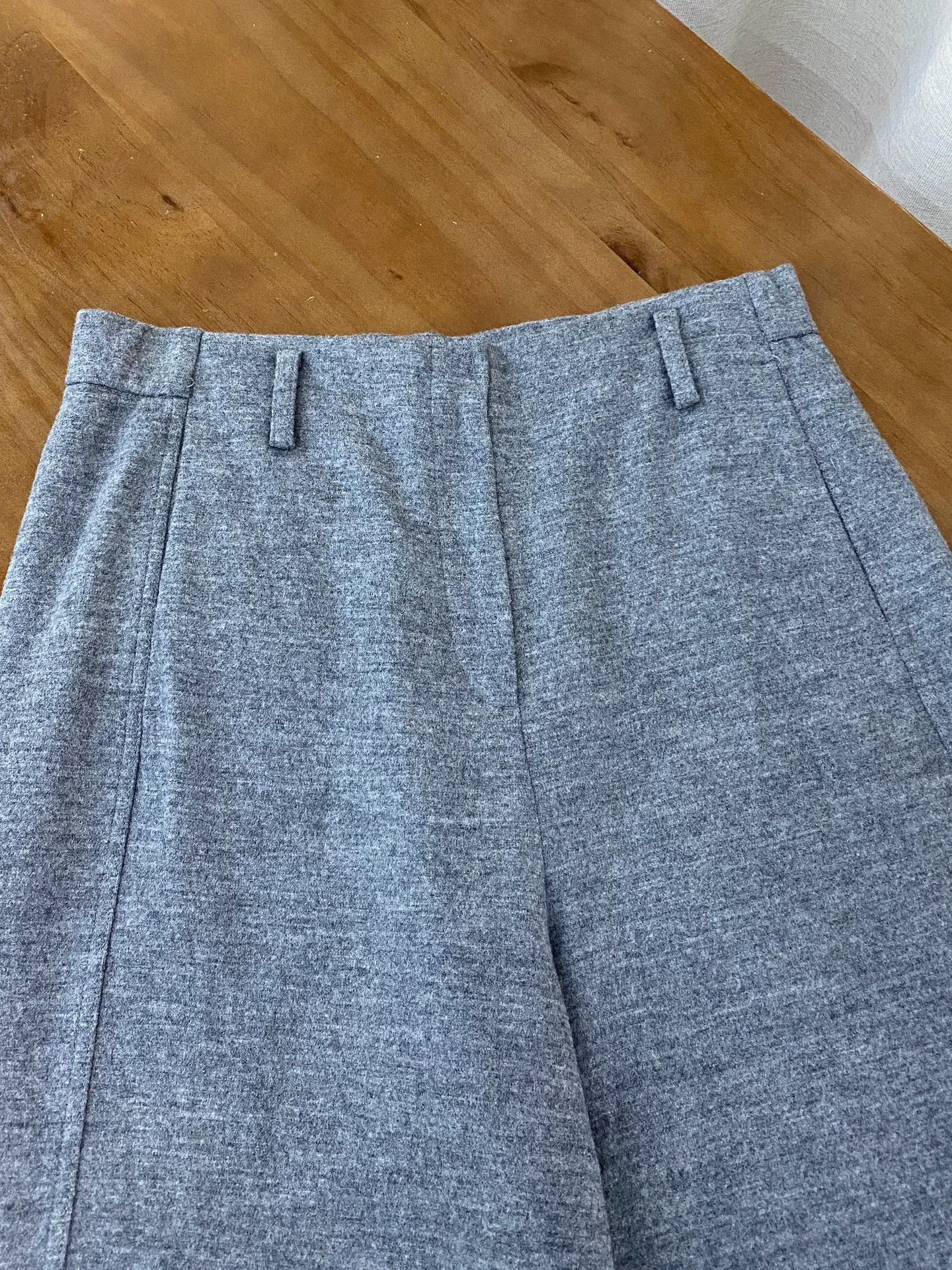Auralee Suran Wool Knit Straight-Leg Pants Size 28" / US 6 / IT 42 - 4 Thumbnail