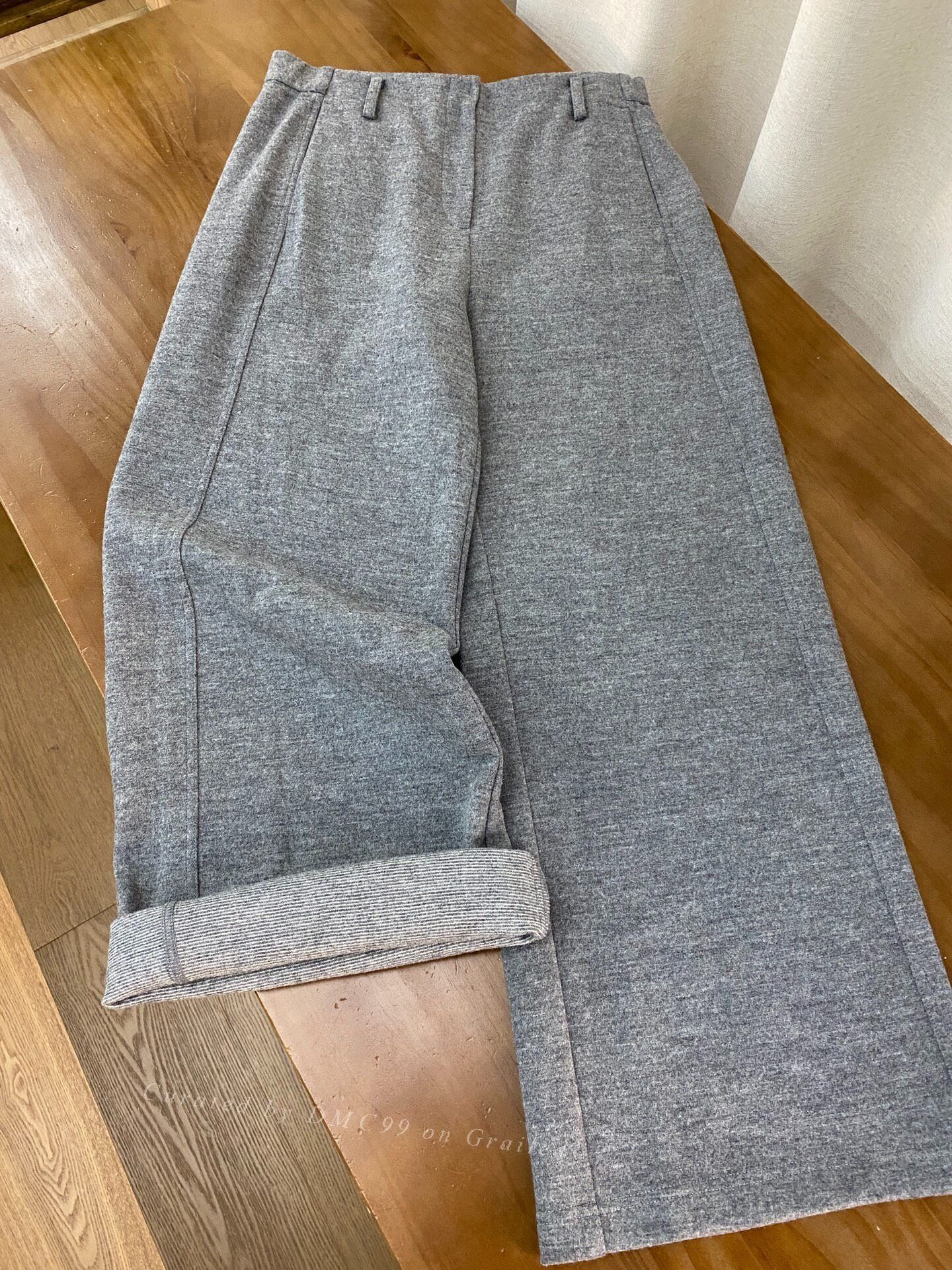 Auralee Suran Wool Knit Straight-Leg Pants Size 28" / US 6 / IT 42 - 2 Thumbnail
