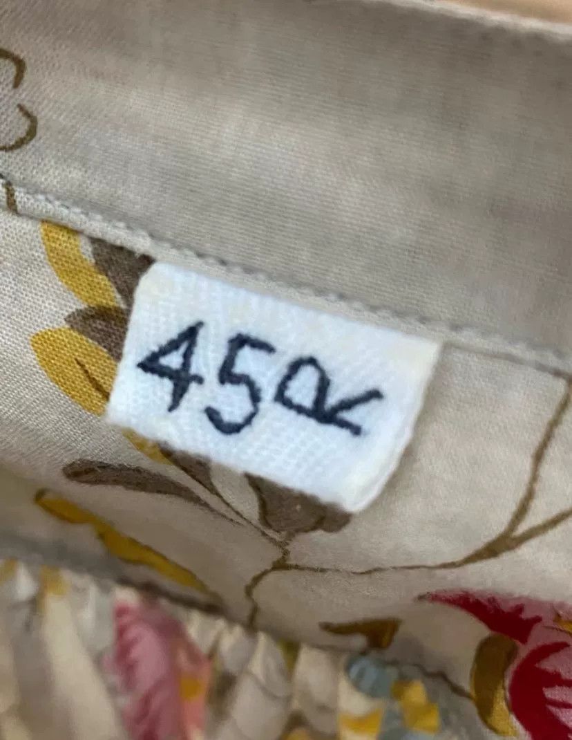 45rpm 45R Cotton Floral Print Shirt Size M / US 6-8 / IT 42-44 - 5 Thumbnail