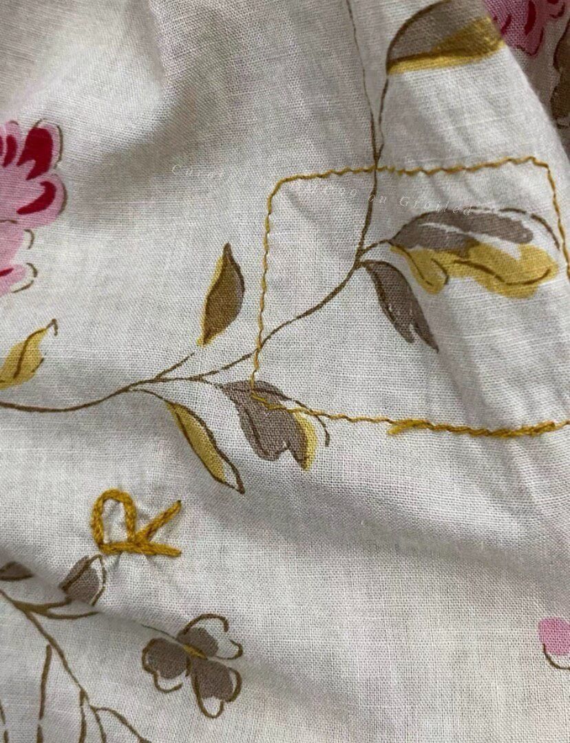 45rpm 45R Cotton Floral Print Shirt Size M / US 6-8 / IT 42-44 - 6 Thumbnail