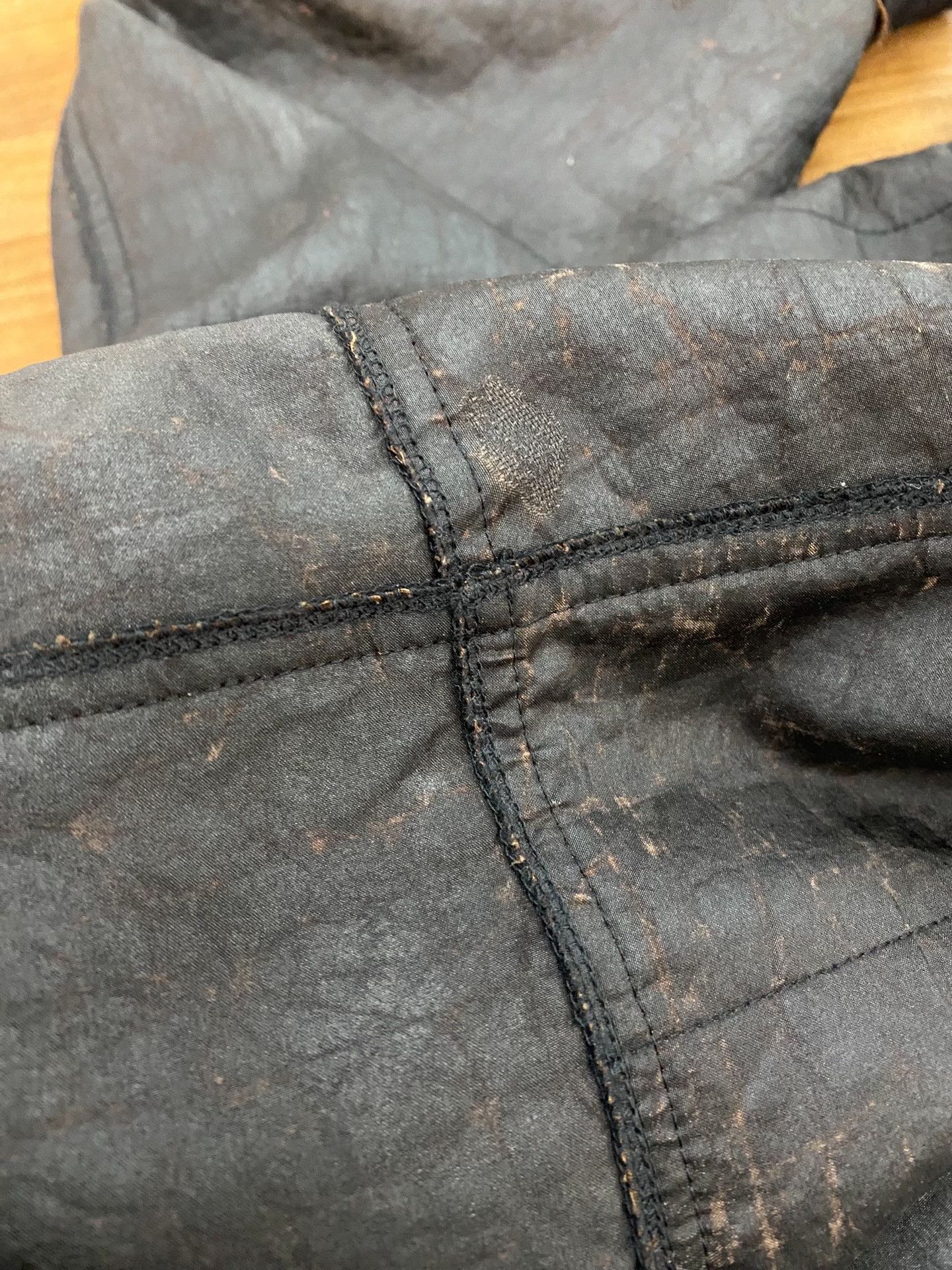 Other Vintage Distressed Collarless Loose Coat Size M / US 6-8 / IT 42-44 - 6 Thumbnail