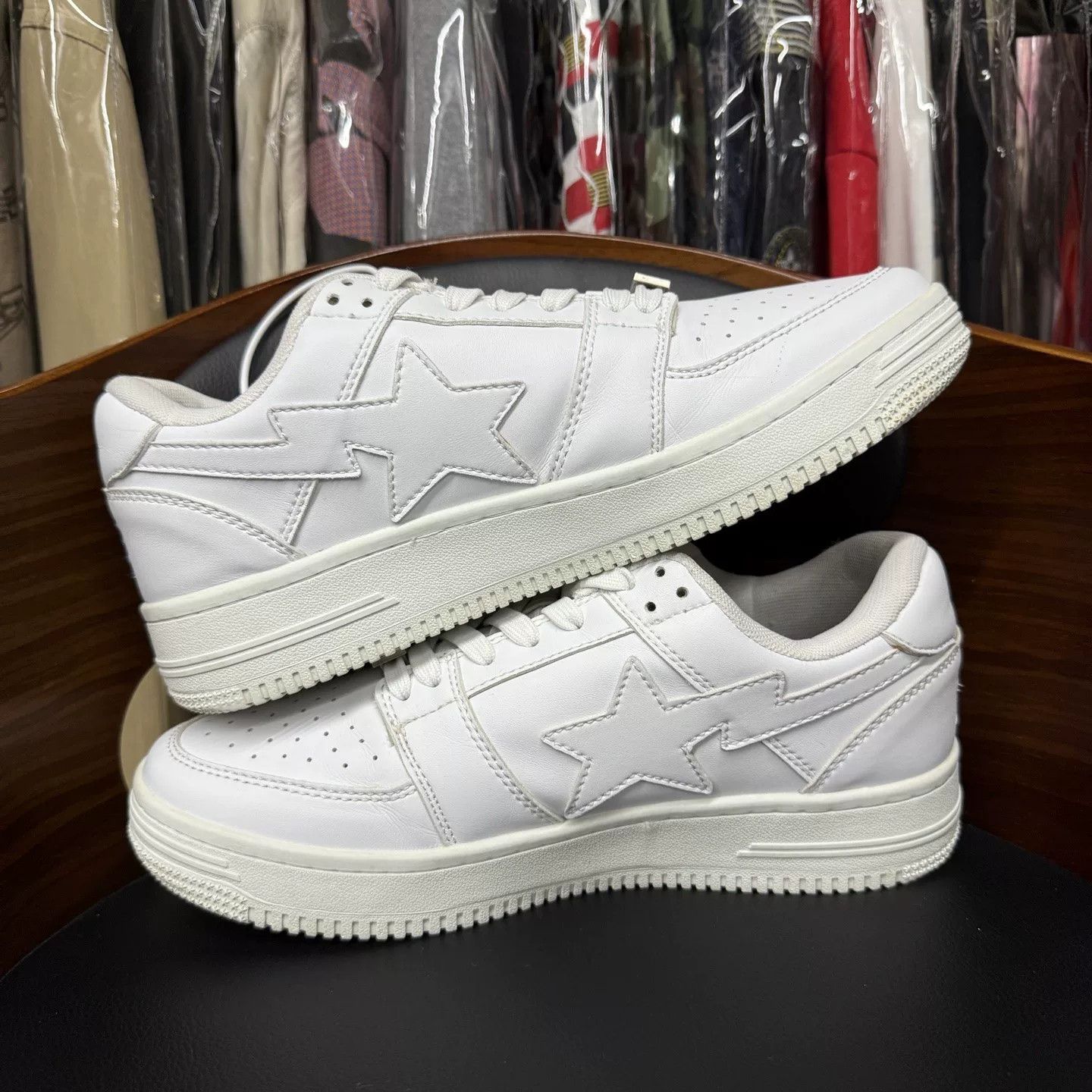 Bape Bape Bapesta White Size US 11 / EU 44 - 7 Thumbnail