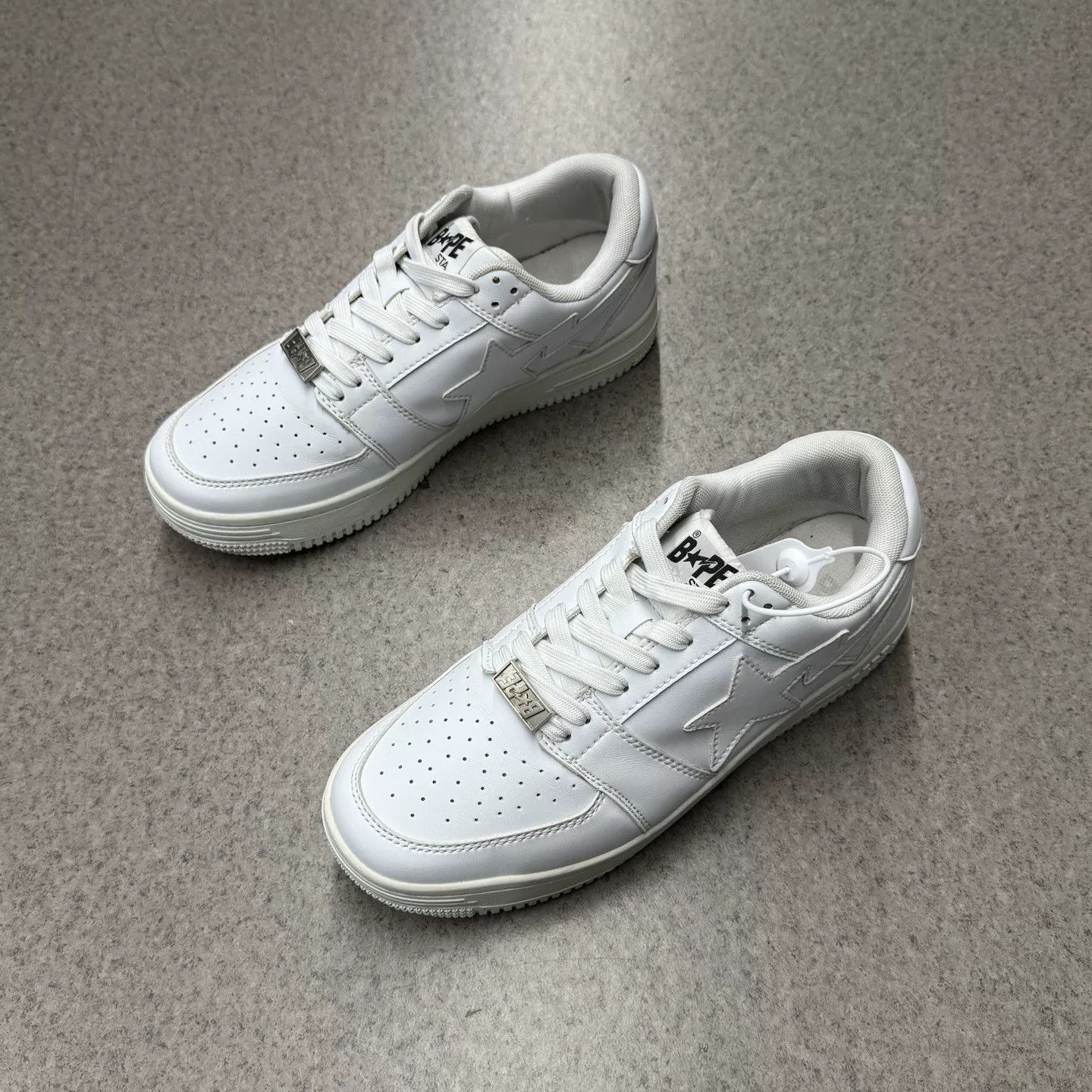Bape Bape Bapesta White Size US 11 / EU 44 - 5 Thumbnail