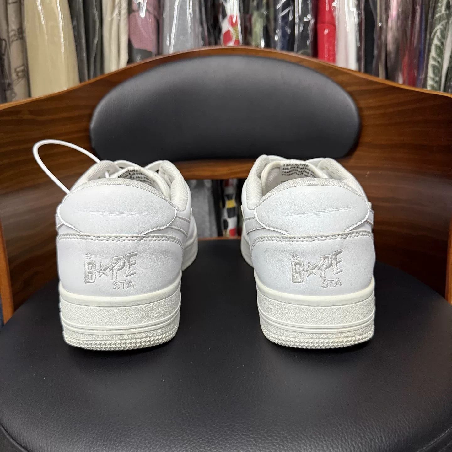 Bape Bape Bapesta White Size US 11 / EU 44 - 3 Thumbnail