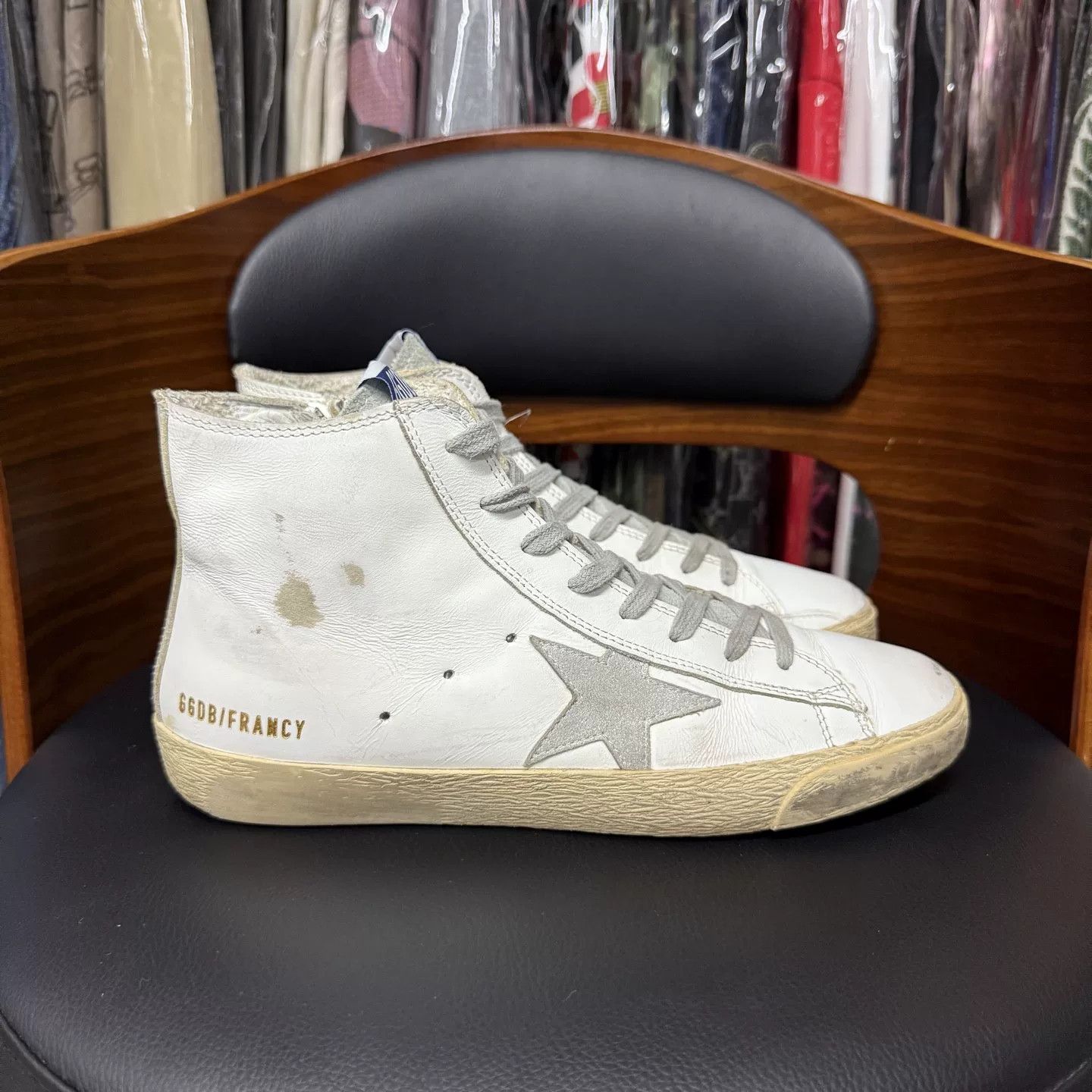 Golden Goose Golden Goose Francy Distressed Sneakers Size US 7 / IT 37 - 4 Thumbnail