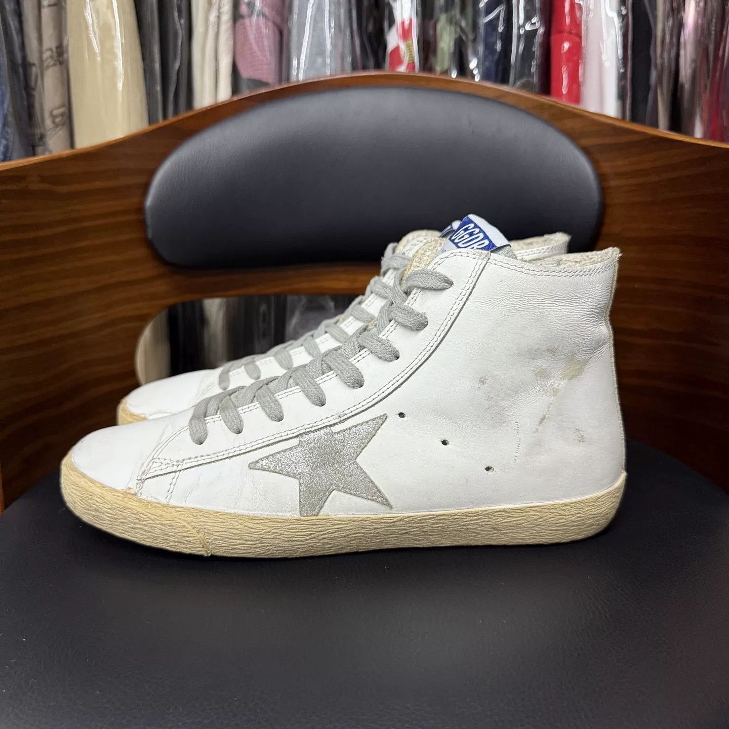 Golden Goose Golden Goose Francy Distressed Sneakers Size US 7 / IT 37 - 6 Thumbnail
