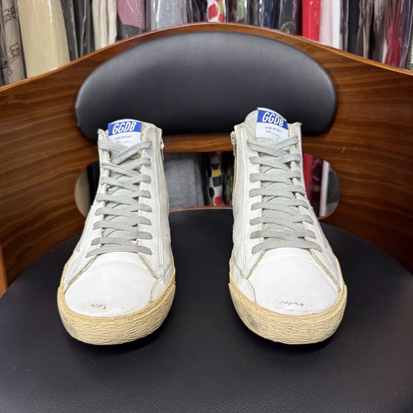 Golden Goose Golden Goose Francy Distressed Sneakers Size US 7 / IT 37 - 2 Thumbnail