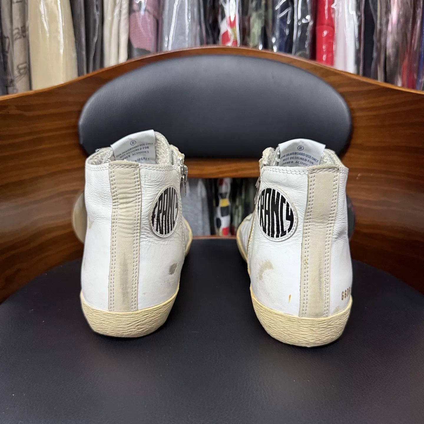 Golden Goose Golden Goose Francy Distressed Sneakers Size US 7 / IT 37 - 3 Thumbnail