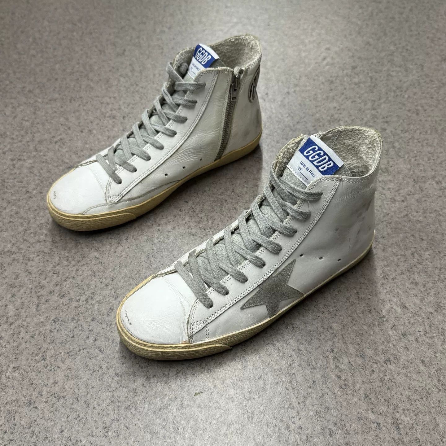 Golden Goose Golden Goose Francy Distressed Sneakers Size US 7 / IT 37 - 5 Thumbnail