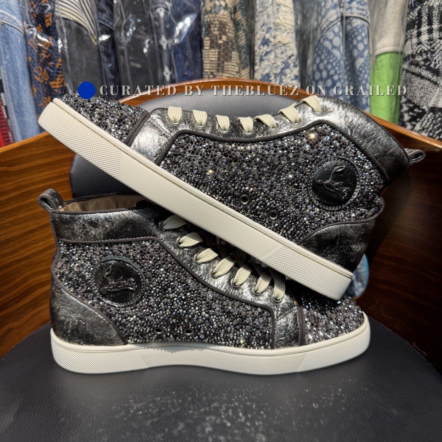 Christian Louboutin Christian Louboutin Gray Full Diamond Size US 7.5 / EU 40-41 - 7 Thumbnail