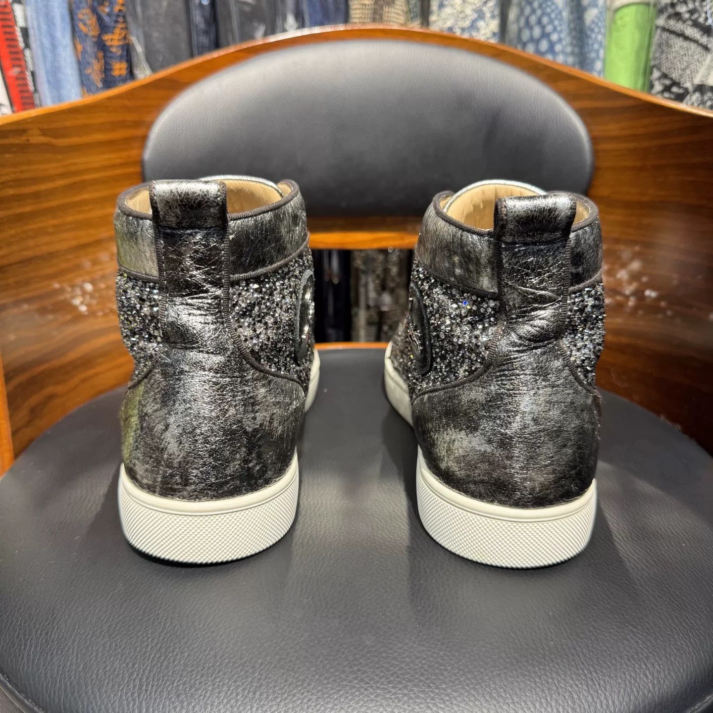 Christian Louboutin Christian Louboutin Gray Full Diamond Size US 7.5 / EU 40-41 - 3 Thumbnail