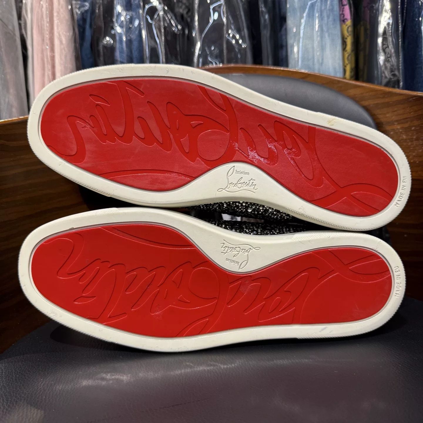 Christian Louboutin Christian Louboutin Gray Full Diamond Size US 7.5 / EU 40-41 - 8 Thumbnail
