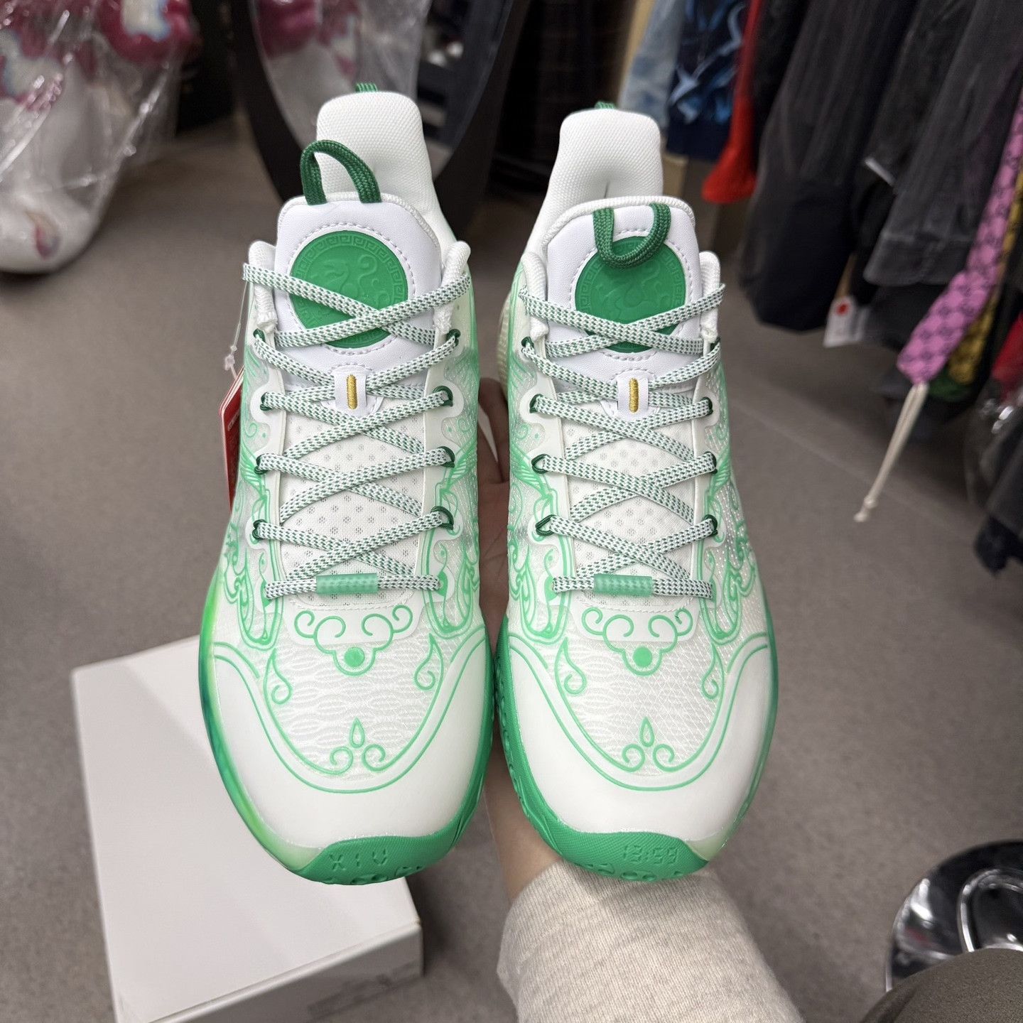 Li-Ning Yu Shuai 14 Low White Green White Tiger Size US 9 / EU 42 - 5 Thumbnail