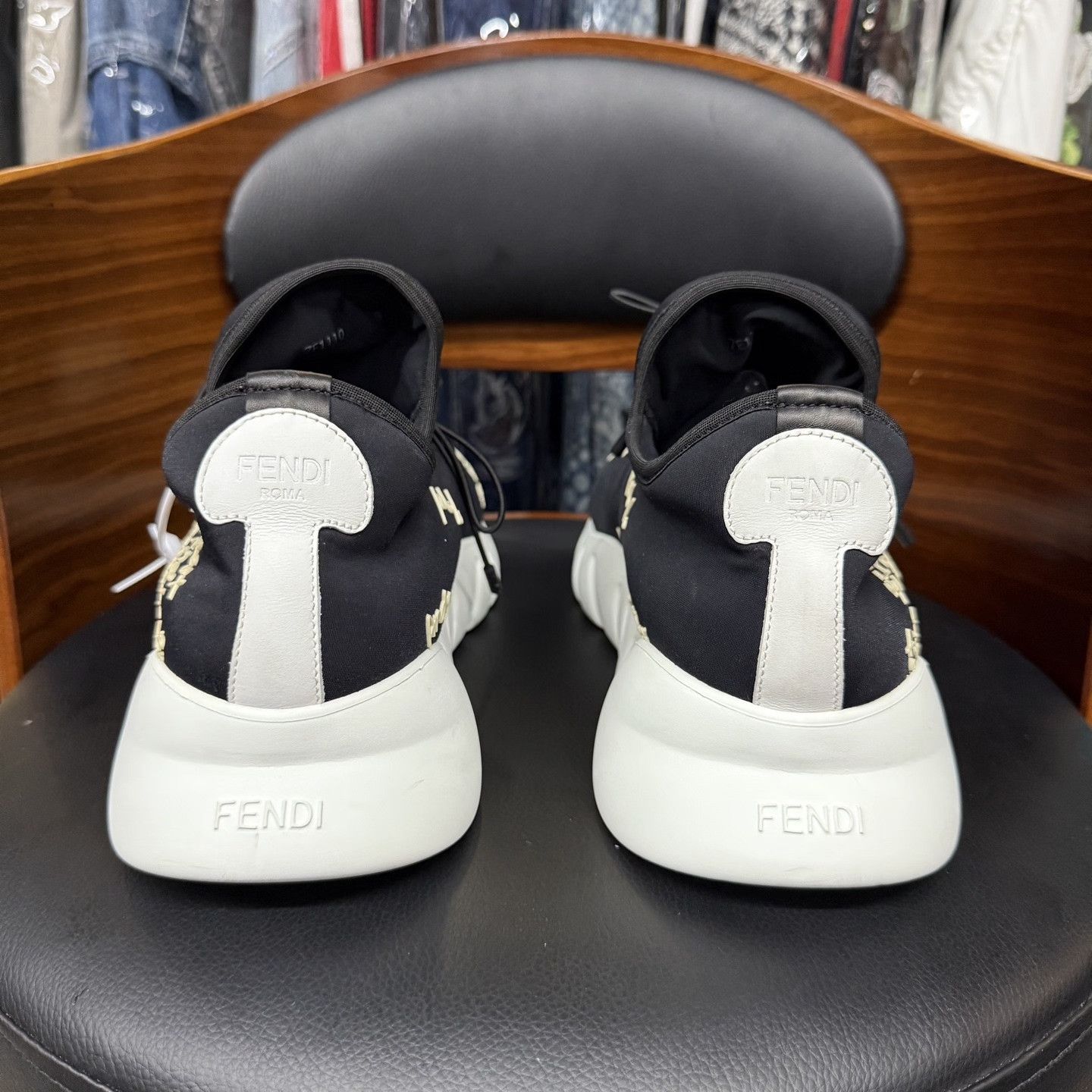 Fendi Fendi Ultra-Light All-Over Print Sock Sneakers Size US 8 / EU 41 - 3 Thumbnail