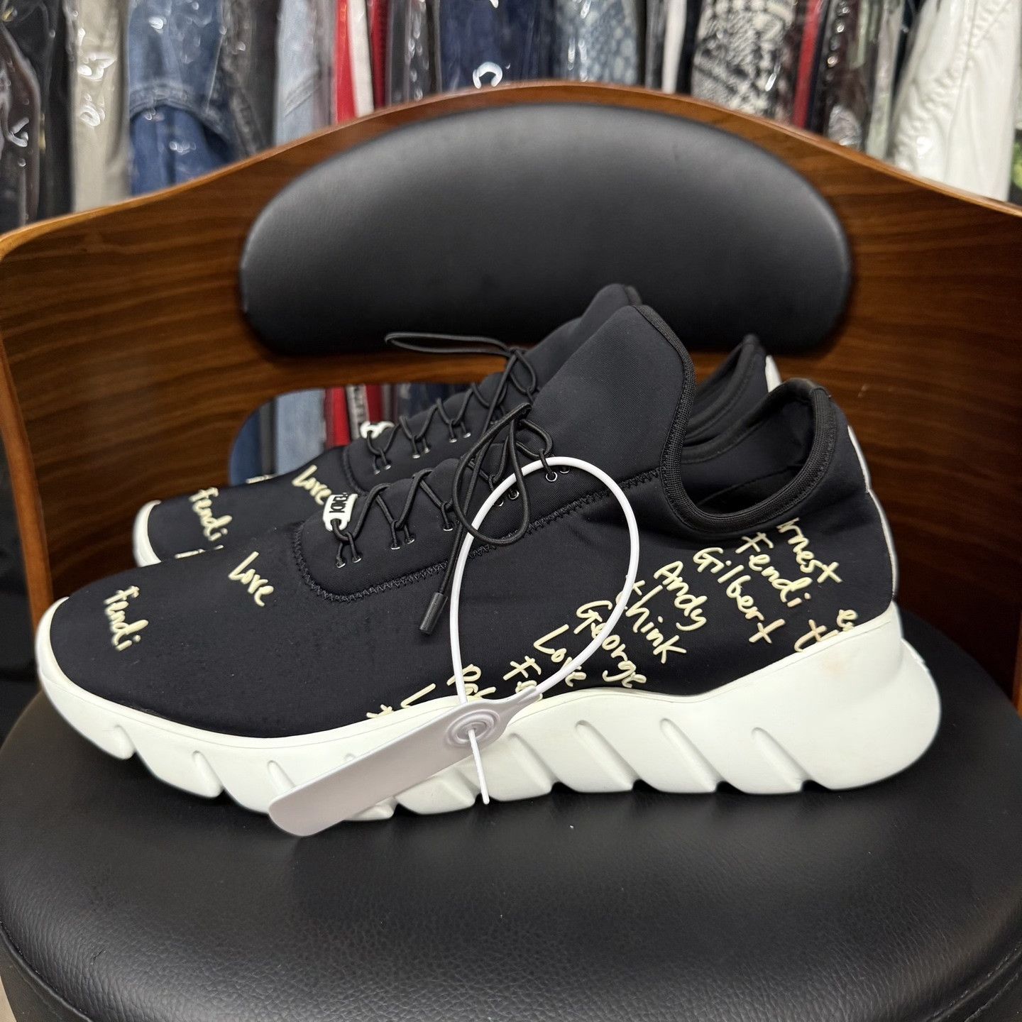 Fendi Fendi Ultra-Light All-Over Print Sock Sneakers Size US 8 / EU 41 - 6 Thumbnail
