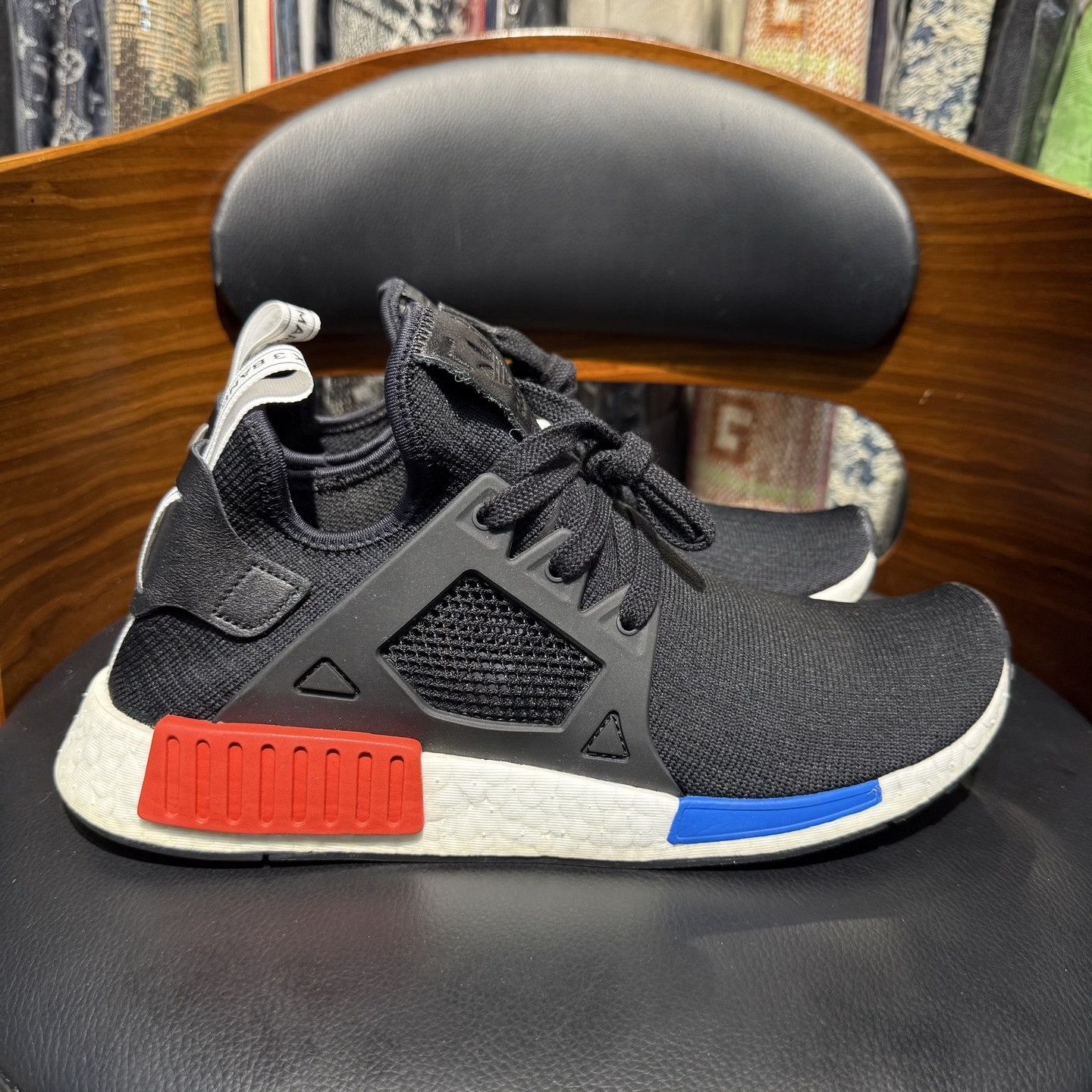 Adidas NMD XR1 Black Red Blue Size US 9 / EU 42 - 4 Thumbnail