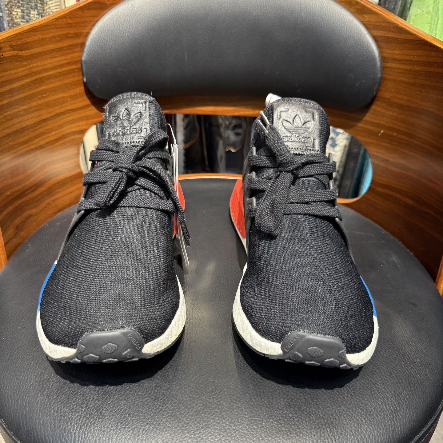 Adidas NMD XR1 Black Red Blue Size US 9 / EU 42 - 2 Thumbnail