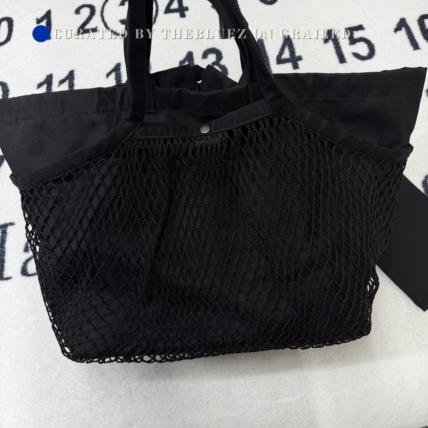 Balenciaga Balenciaga Black Fishnet Large Tote Bag Size ONE SIZE - 2 Thumbnail