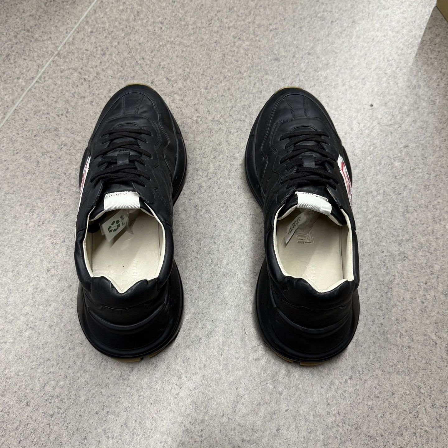Gucci Gucci Black Red Dad Shoes Size US 11 / EU 44 - 8 Thumbnail