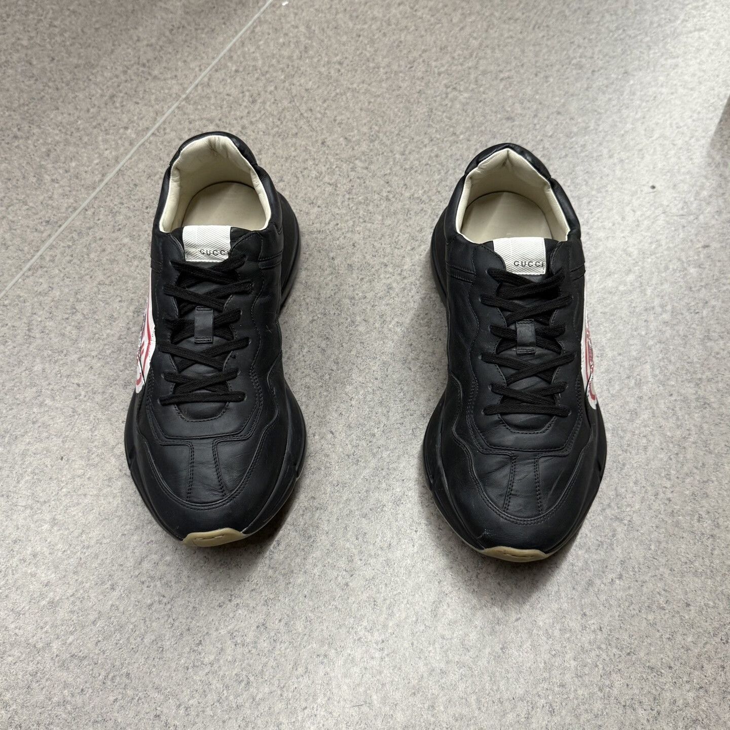 Gucci Gucci Black Red Dad Shoes Size US 11 / EU 44 - 5 Thumbnail