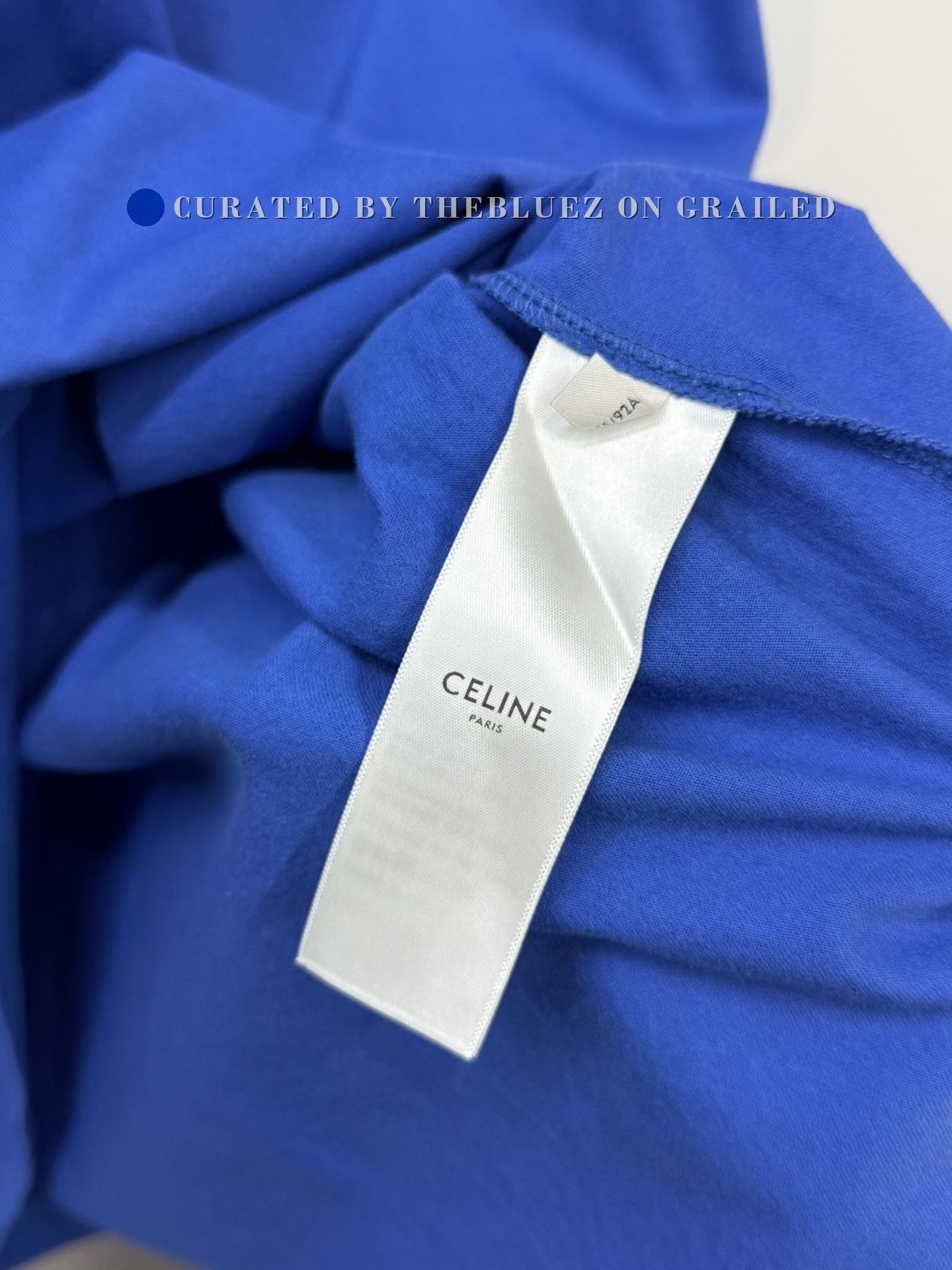 Celine Celine Classic Slogan Blue Short-Sleeve T-Shirt Size US L / EU 52-54 / 3 - 4 Thumbnail