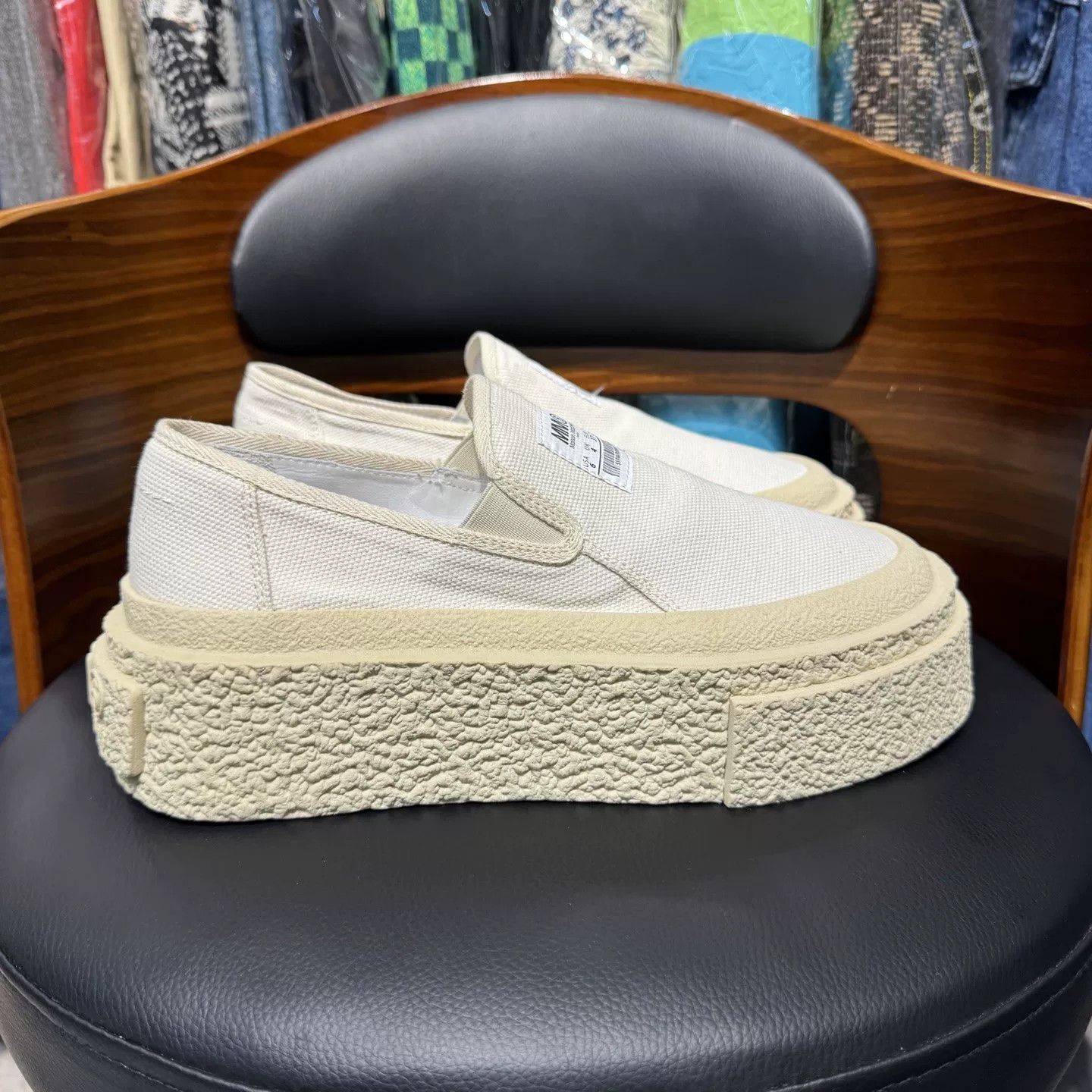 MM6 MM6 Maison Margiela Canvas Platform Shoes Size US 6 / IT 36 - 4 Thumbnail