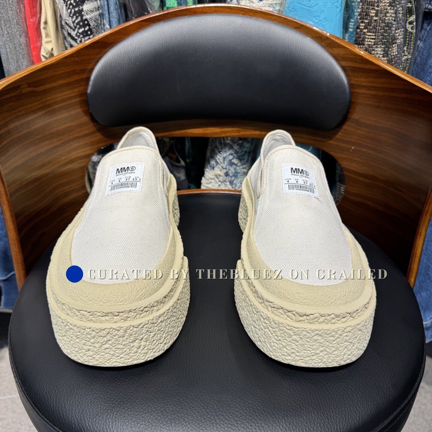 MM6 MM6 Maison Margiela Canvas Platform Shoes Size US 6 / IT 36 - 2 Thumbnail