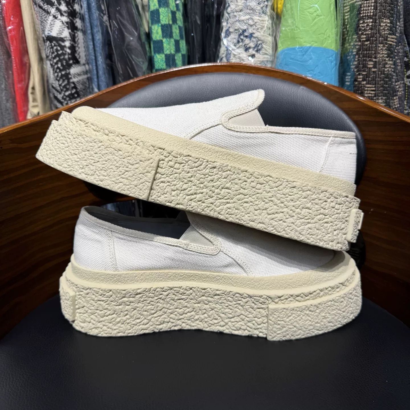 MM6 MM6 Maison Margiela Canvas Platform Shoes Size US 6 / IT 36 - 7 Thumbnail