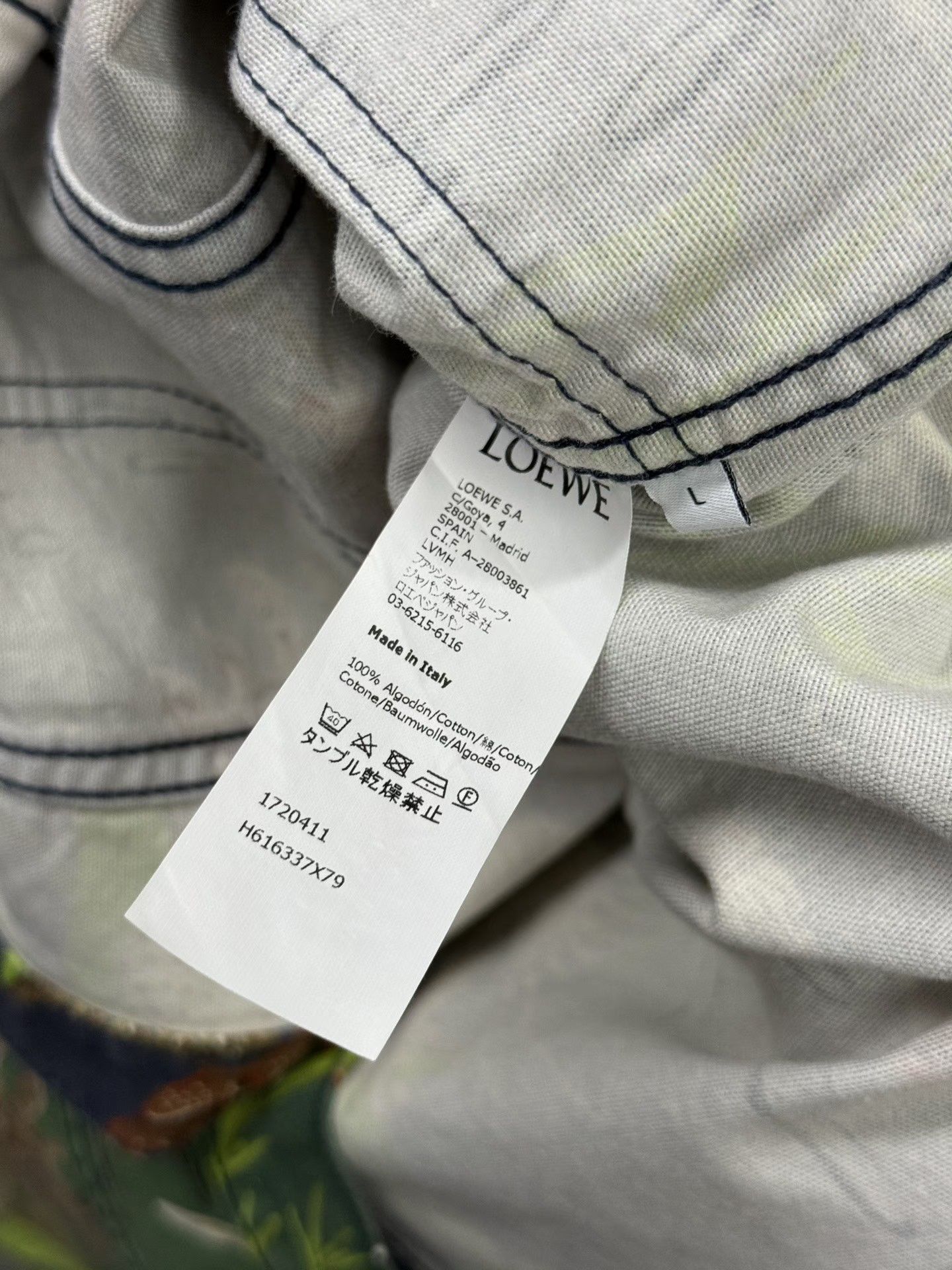 Loewe Loewe Mermaid Washed Denim Jacket Size US L / EU 52-54 / 3 - 6 Thumbnail