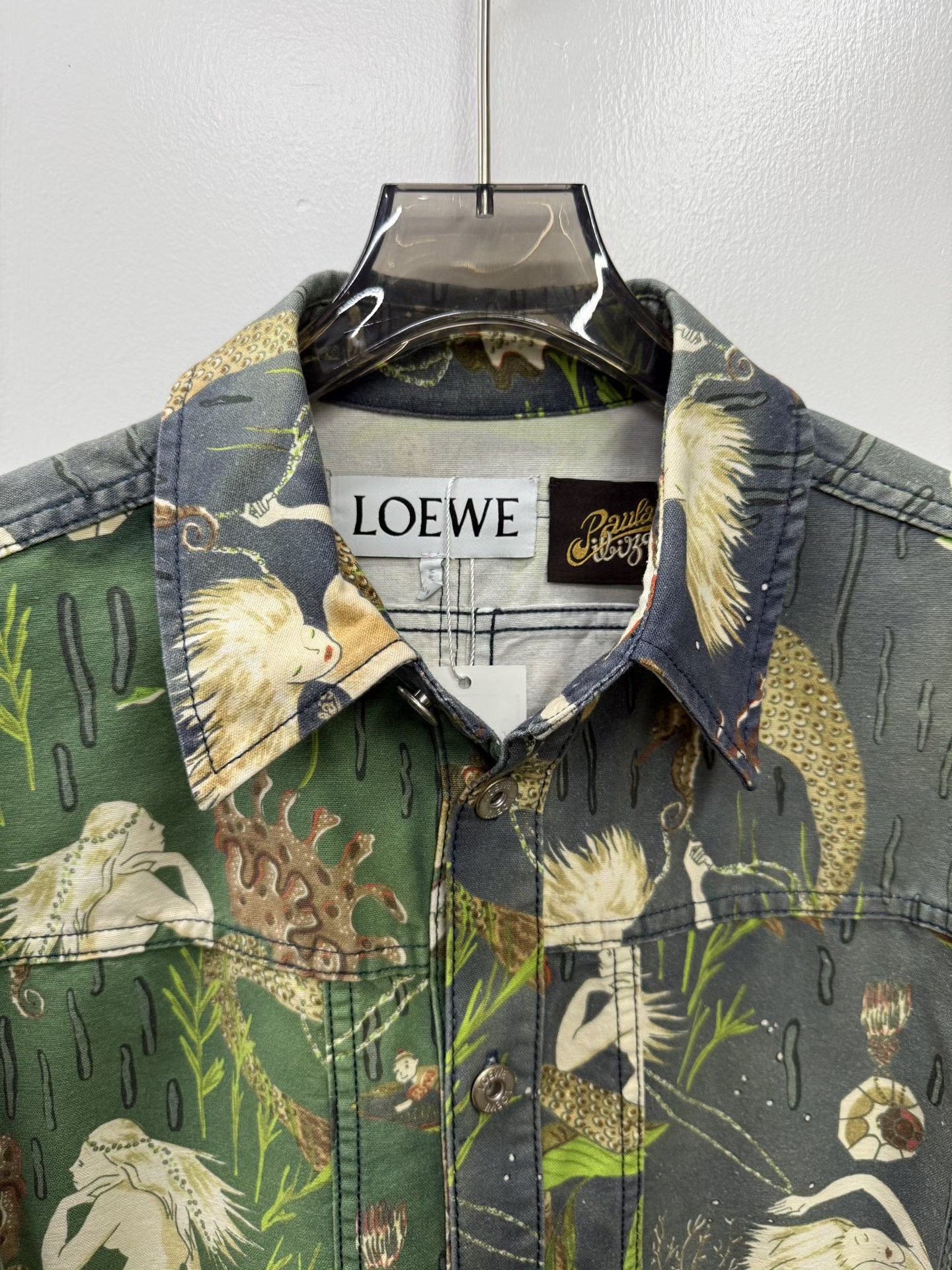 Loewe Loewe Mermaid Washed Denim Jacket Size US L / EU 52-54 / 3 - 2 Thumbnail